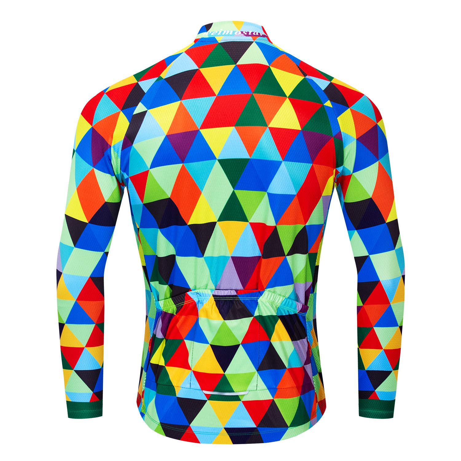 JPOJPO Uomo Ciclismo Jersey Manica Lunga Animale Leone Bike Abbigliamento Autunno Inverno Riflettente S-3XL