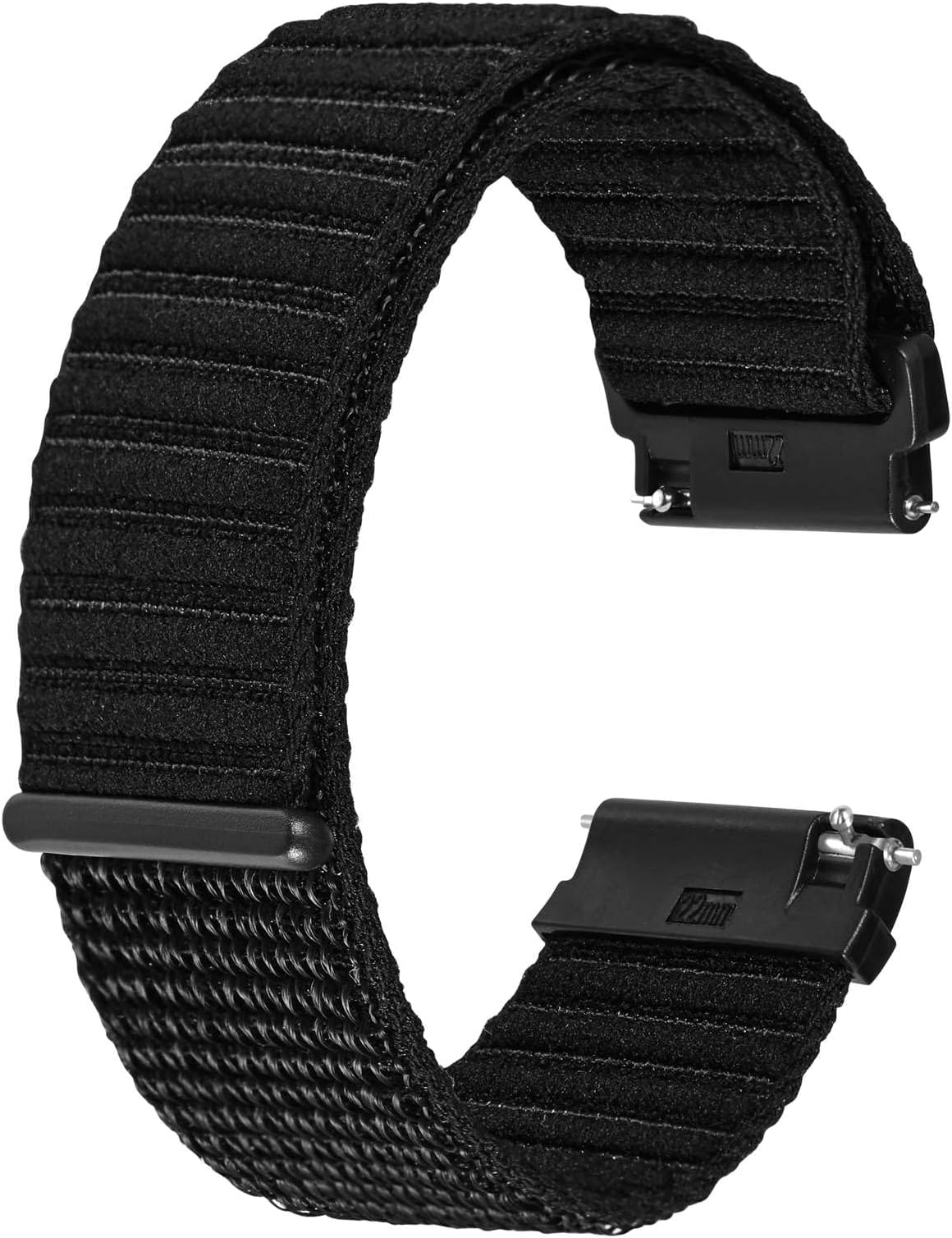 Nylon Watch Straps for Men and Women, Hook and Loop Nylon Bands, Quick Release, Adjustable Replacement Wristband, 16mm 18mm 20mm 22mm 24mm