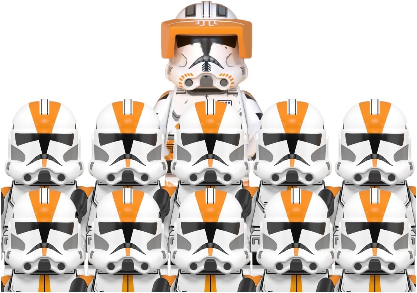 212th Clone Troopers 11pcs Clone Troopers Army figs Set Battle Pack with Accessories