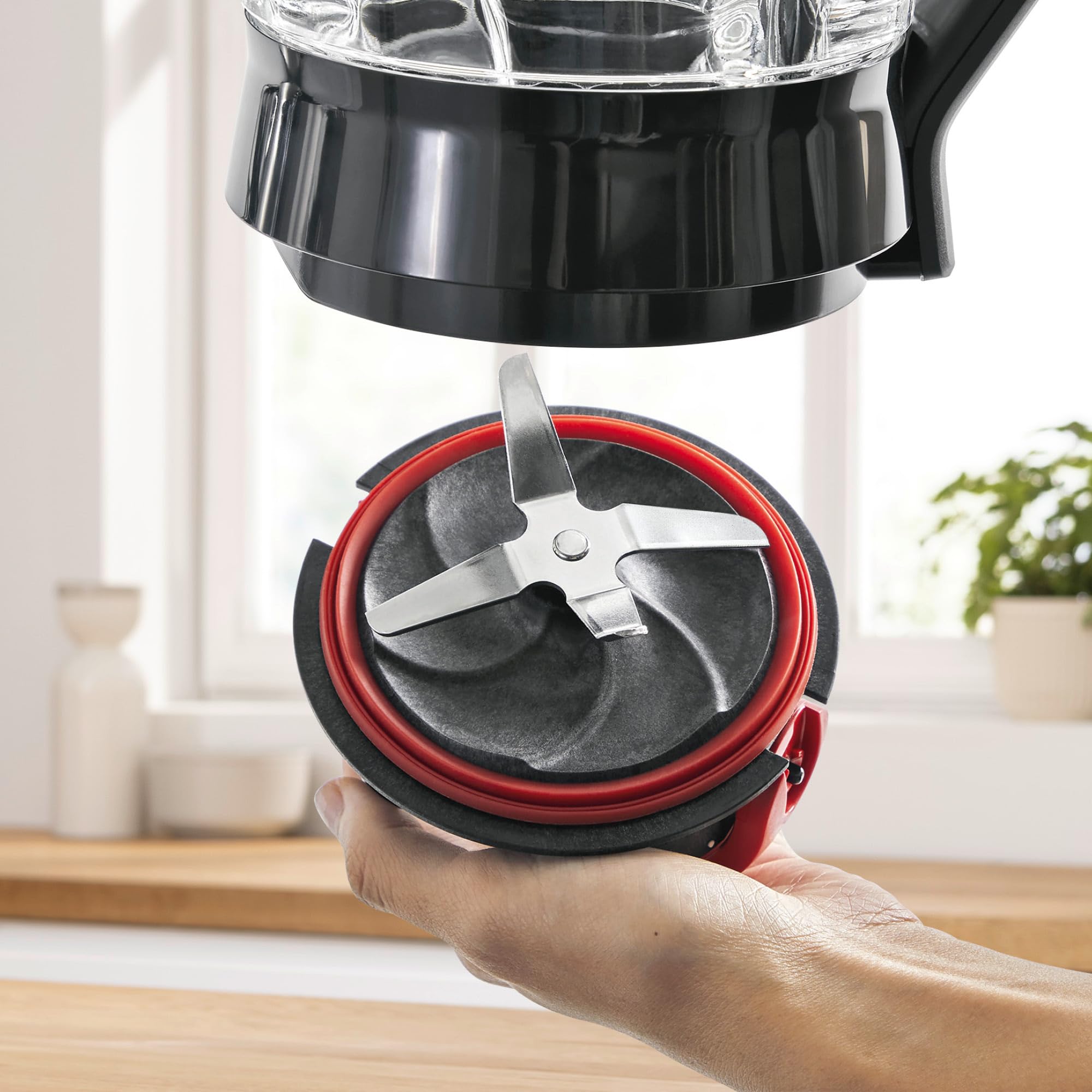 Bosch - Batidora de vaso, VitaPower, Serie 4, Jarra ThermoSafe, 1200 W, Acero, MMB6172S