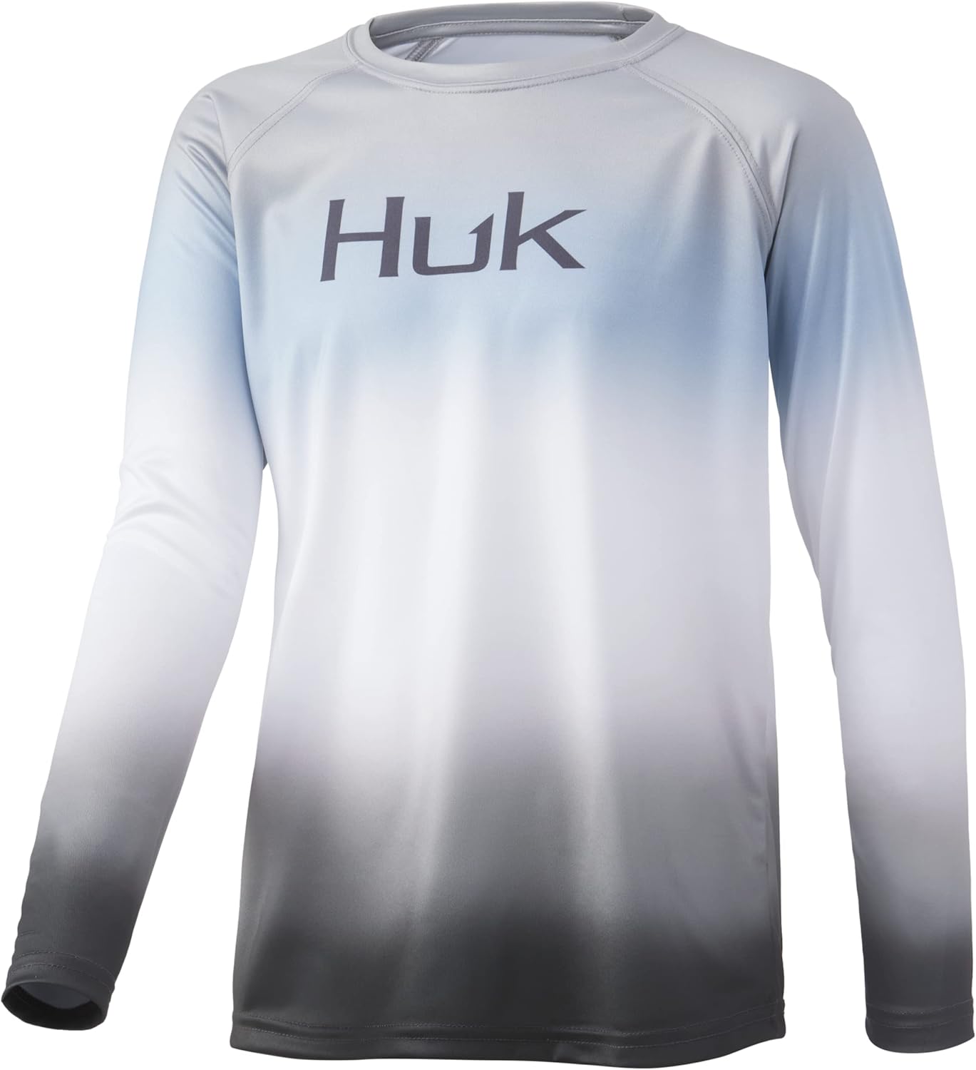 HUK Unisex-Child Pursuit Long Sleeve Shirt|Kid's Sun Protecting Fishing Shirt