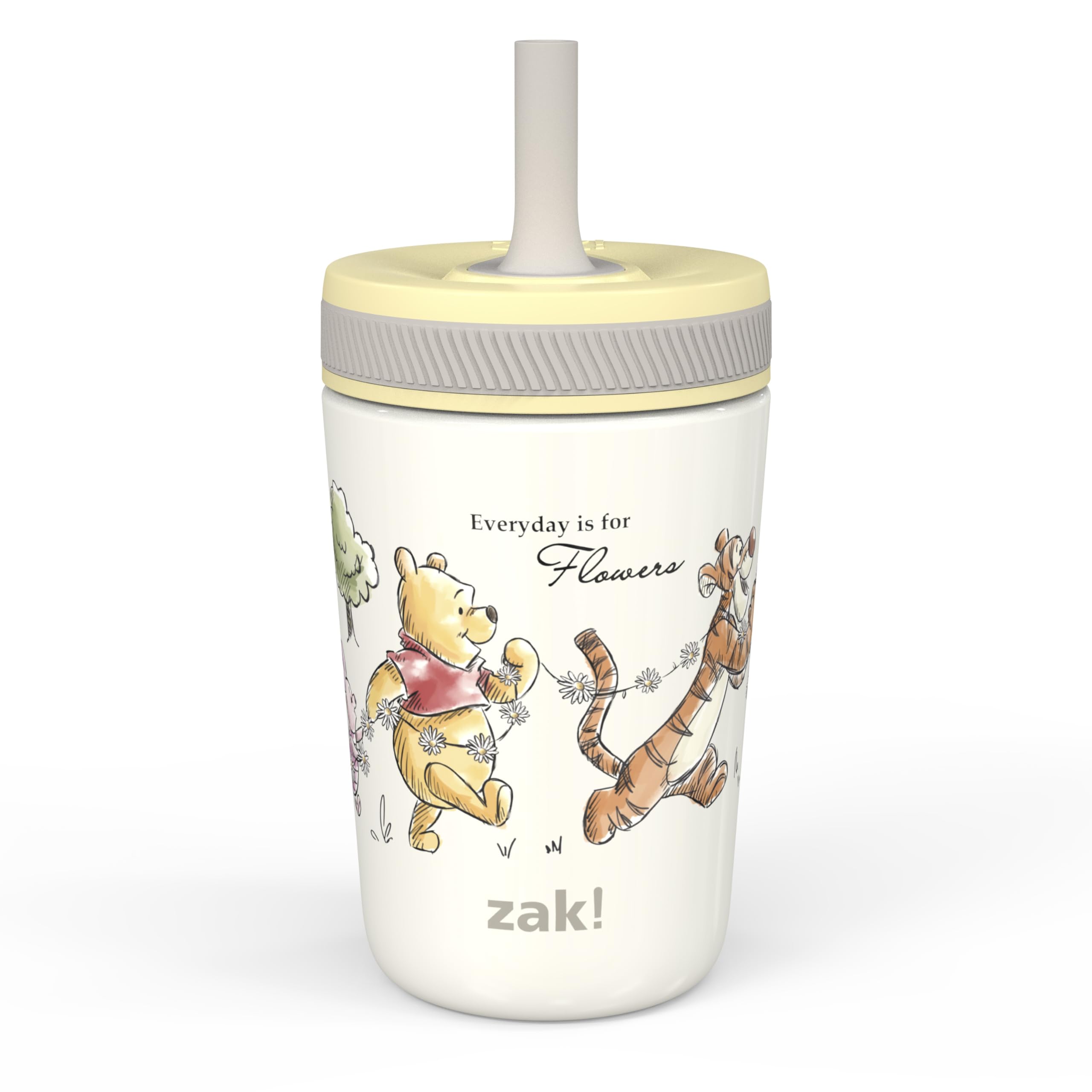 Zak Designs Disney Winnie the Pooh Kelso 12oz Leak-Proof Toddler Straw Cup