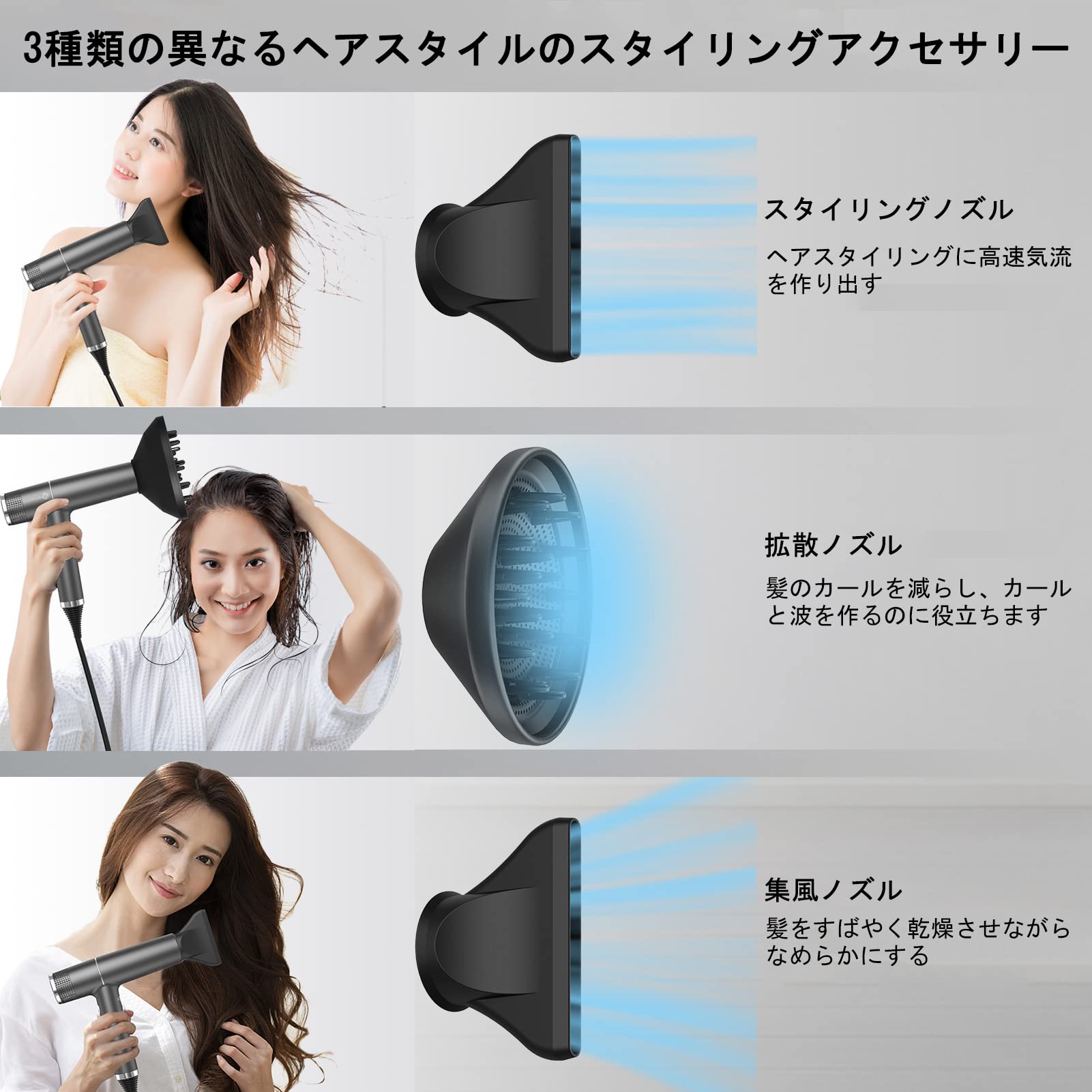 Amazon | slopehill ドライヤー 速乾 コンパクト 超軽量 低騒音化技術