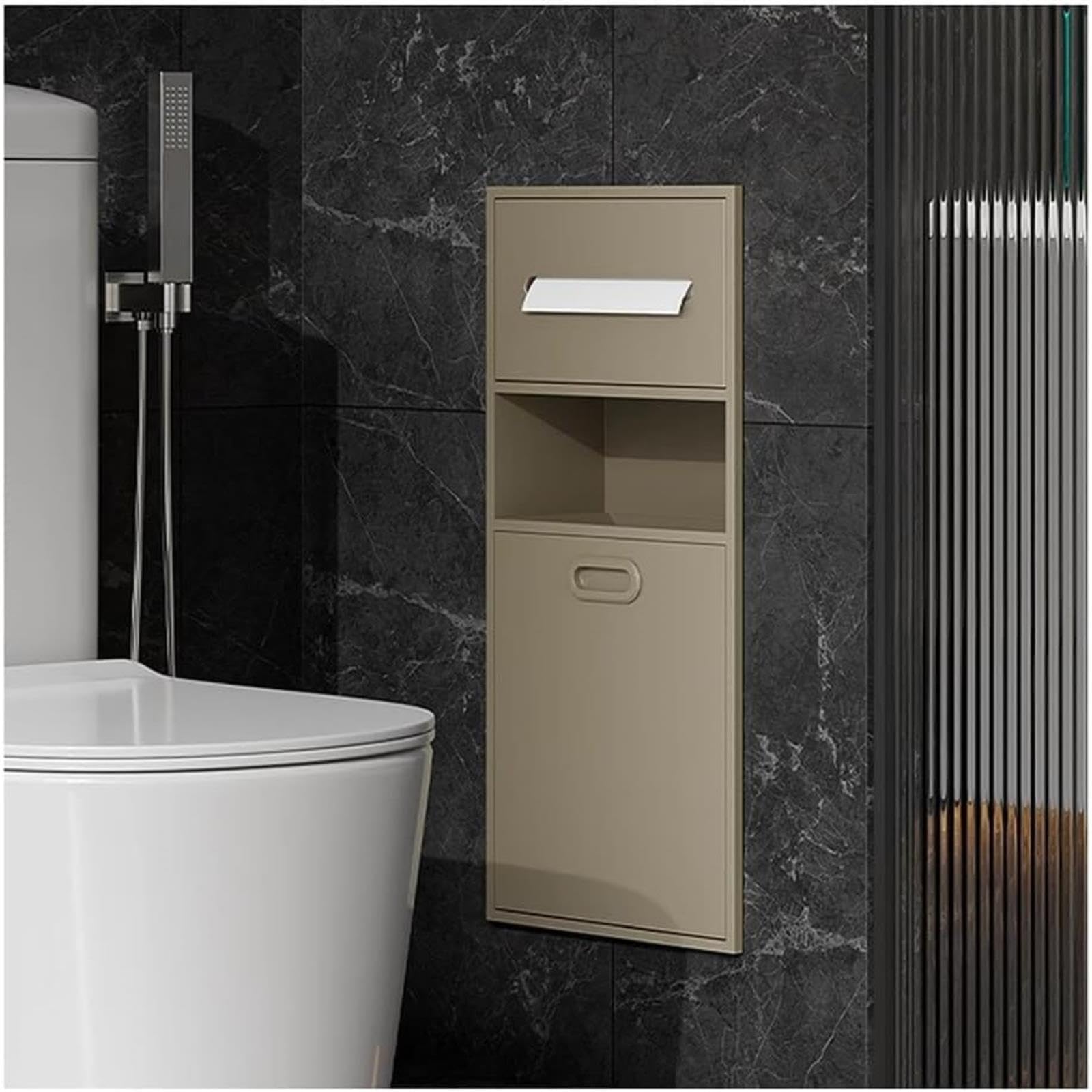 Cabine de douche et étagère de salle de bain haut de gamme en inox