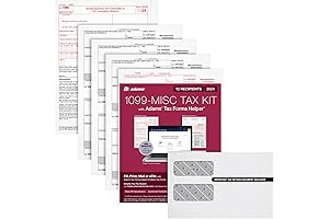 Adams laser 1099 MISC Tax Forms Kit for 12 Recipients