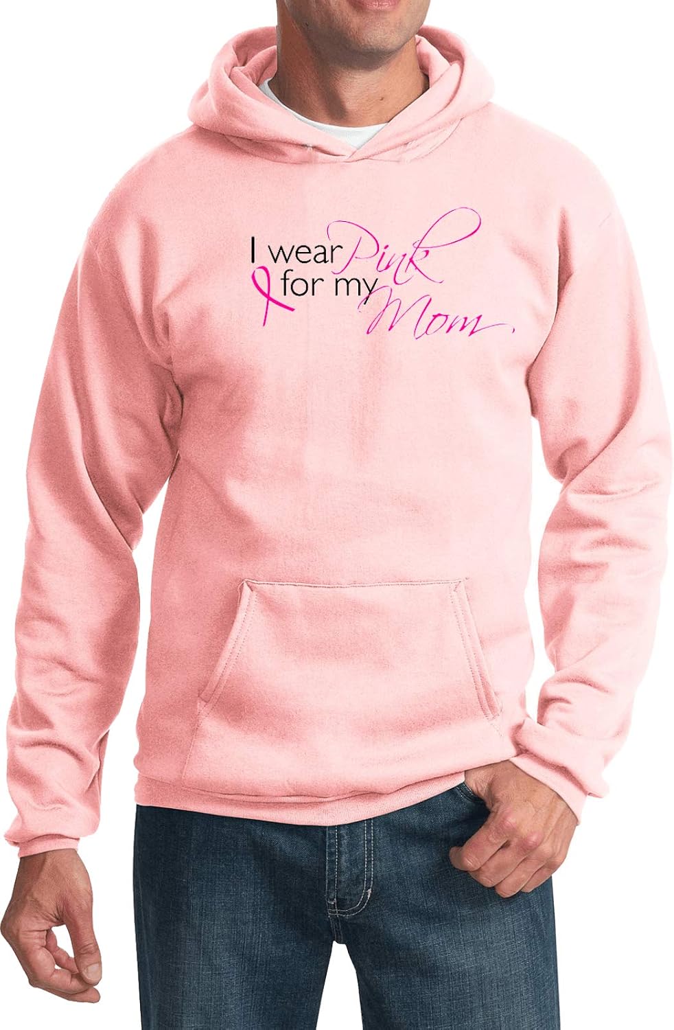 Buy Cool Shirts Breast Cancer Hoodie I Wear Pink for my Mom