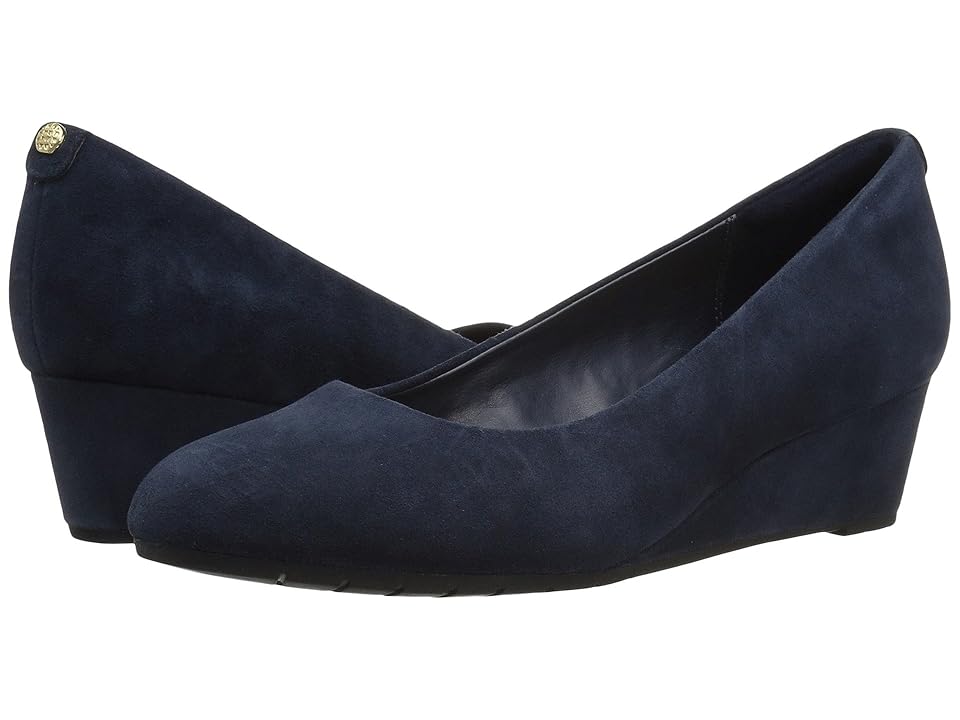

Clarks Vendra Bloom (Navy Suede) Women's Shoes