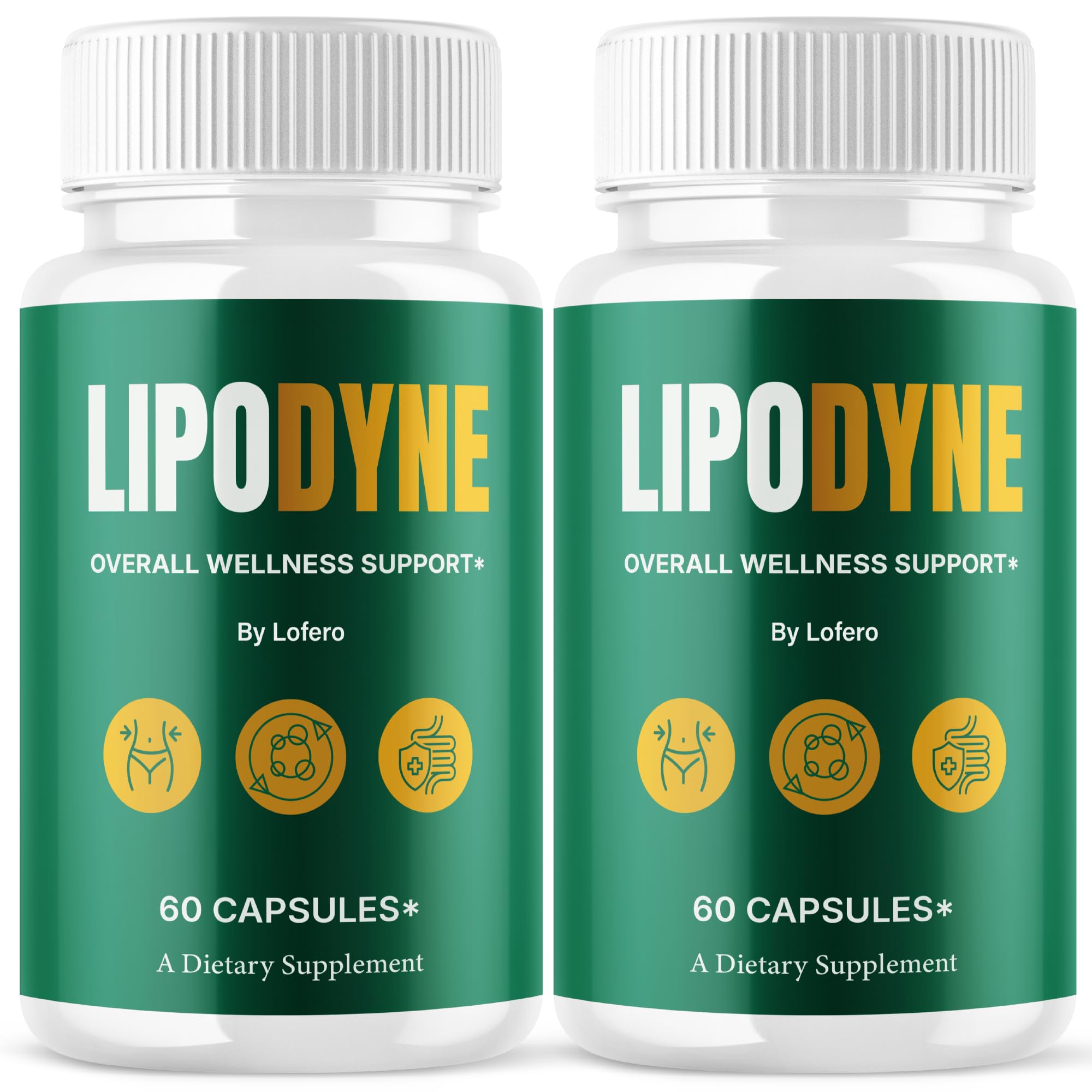 (2 Pack) Lipodyne Capsules Premium Loss Support Formula Pills with Advanced Maximum Strength Natural Ingredients for Overall Health & Wellness Daily Vitamins Energy Capsulas Pastillas Reviews (120 ct)