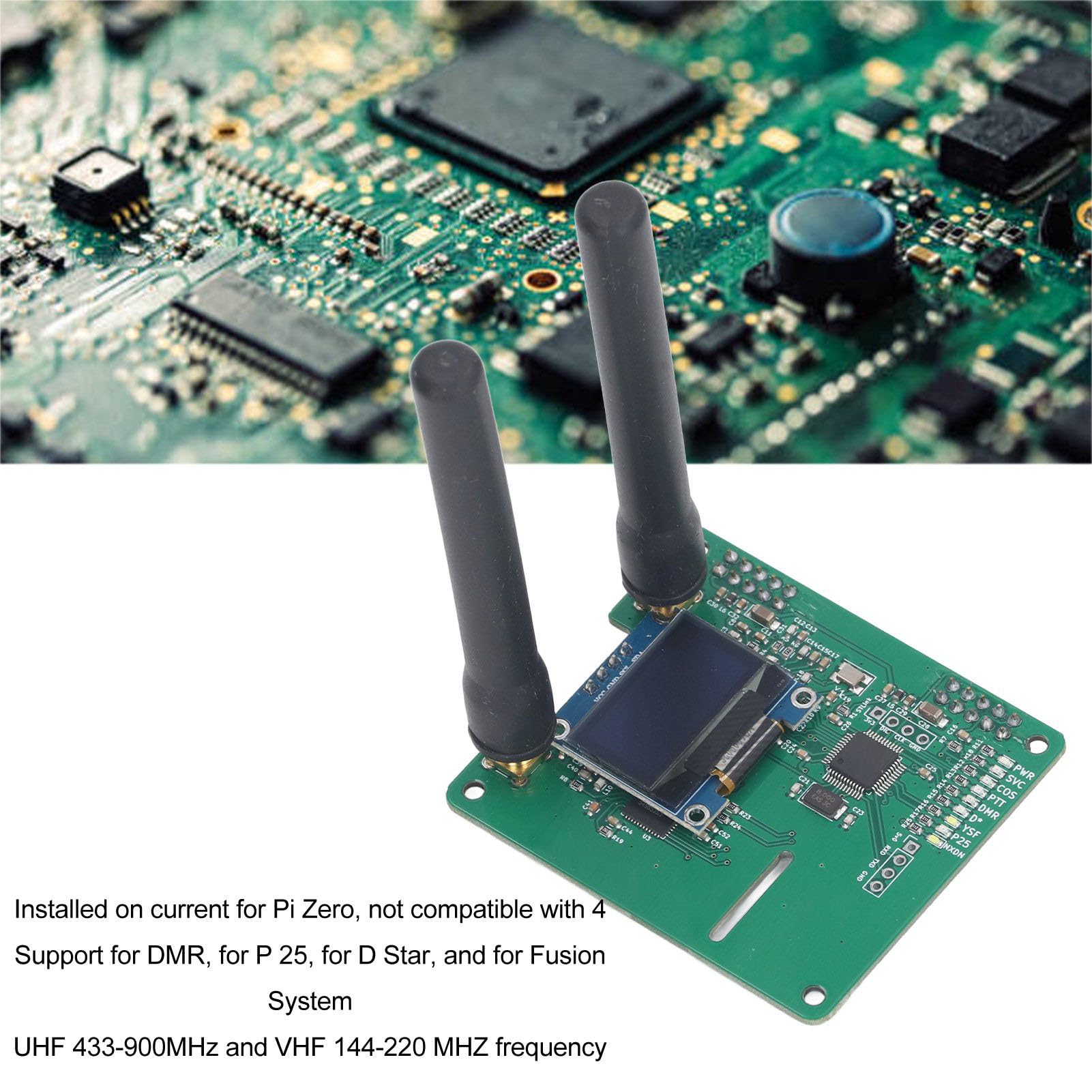 Marhynchus Hotspot Duplex MMDVM -Doudo -doppio con 0,96 in LED Organico, Compatibile con YSF NXDN, Easy Action per Tutti gli Utenti
