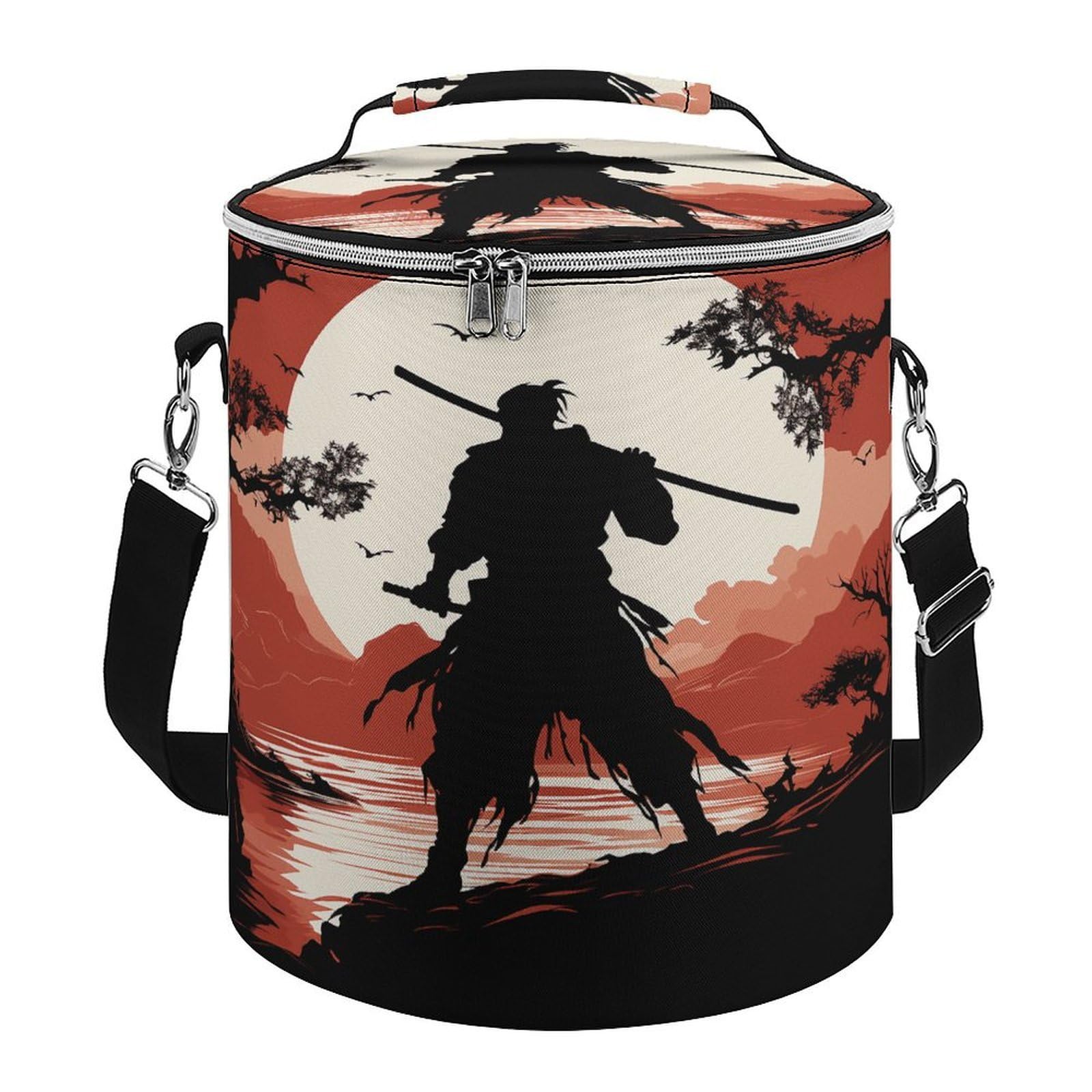Samurai, borsa termica morbida multi-tasca, borsa da spiaggia isolata a prova di perdite, pieghevole, per spiaggia, viaggi, lavoro