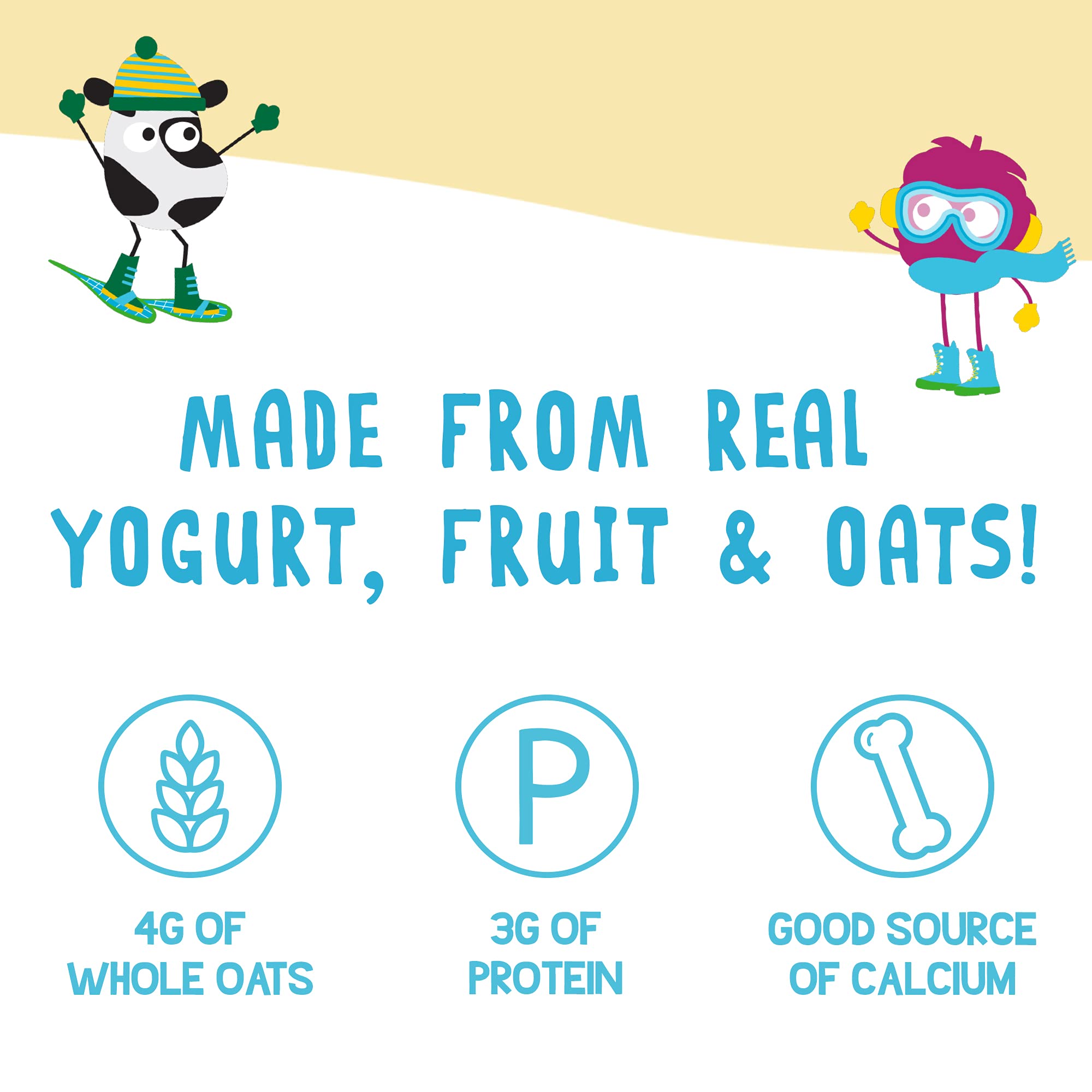 GoGo squeeZ Morning smoothieZ, Strawberry, 3 oz (Pack of 24), Gluten