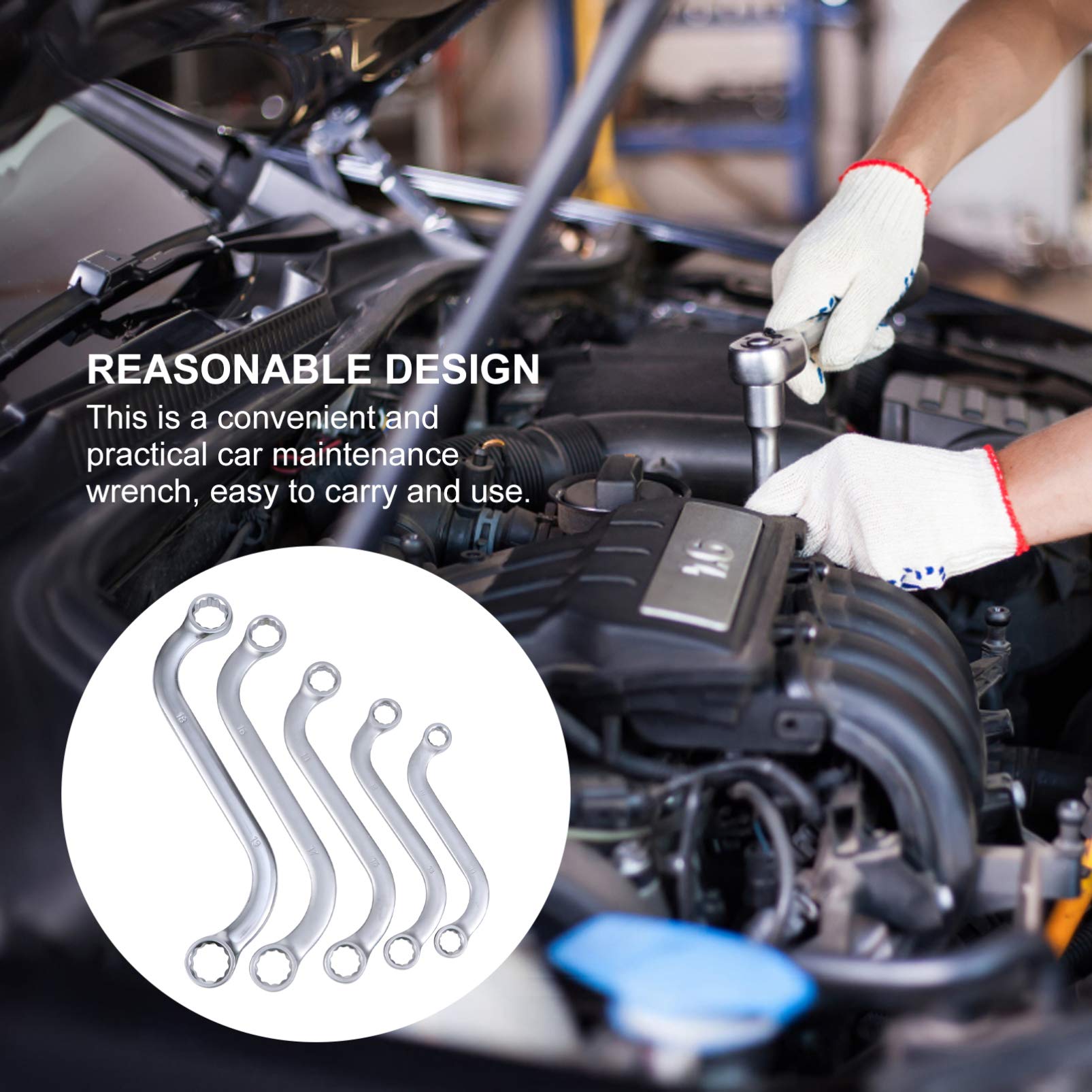 DOITOOL Llaves De Reparación Automóvil s Estilo Kit De 5 Piezas Herramientas De Accesorios