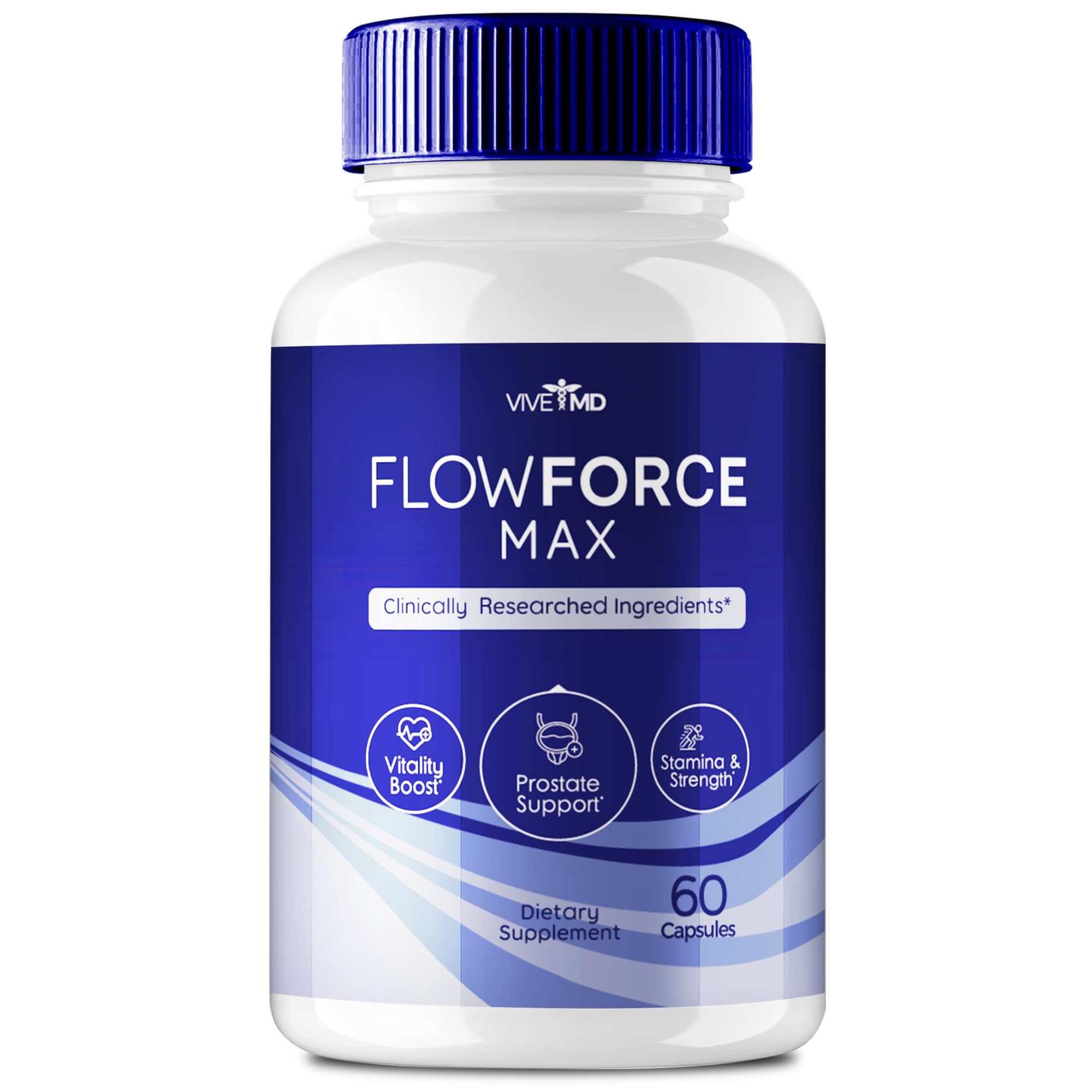 Flow Force Max Supplements Advanced Energy Pills - Supplements for Men & Women - Bladder Control Supplements Flowforce Max Prostate Health Supplement Your Vitamins & Dietary Supplements (1 Pack)