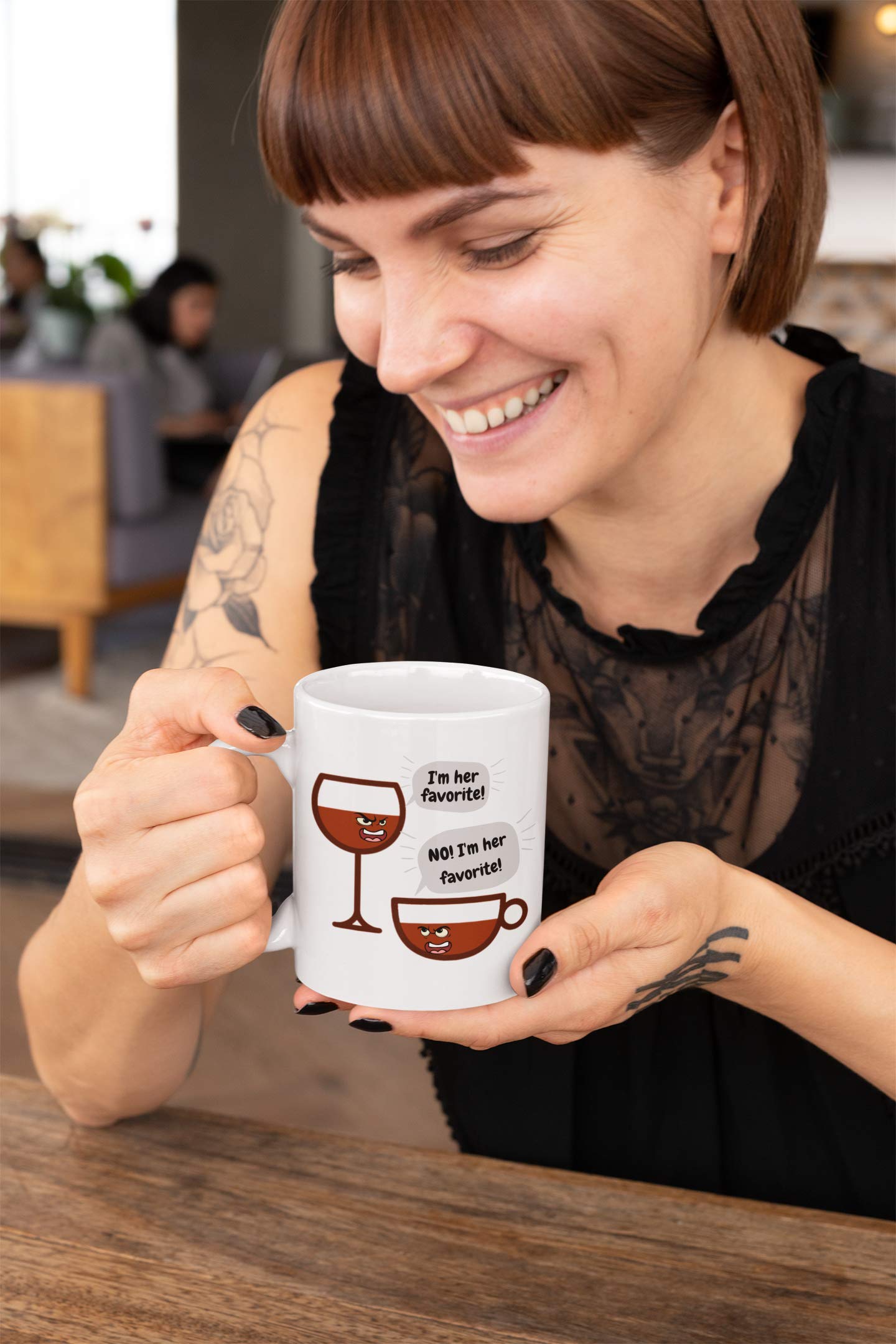 Amazon.com | Wine and Coffee Mug, Wine Lover keepsake, Coffee Lover tea cup,  Coffee and Wine keepsake, Wine vs Coffee, Love Coffee, Love Wine, Wine  Drinker keepsake: Wine Glasses