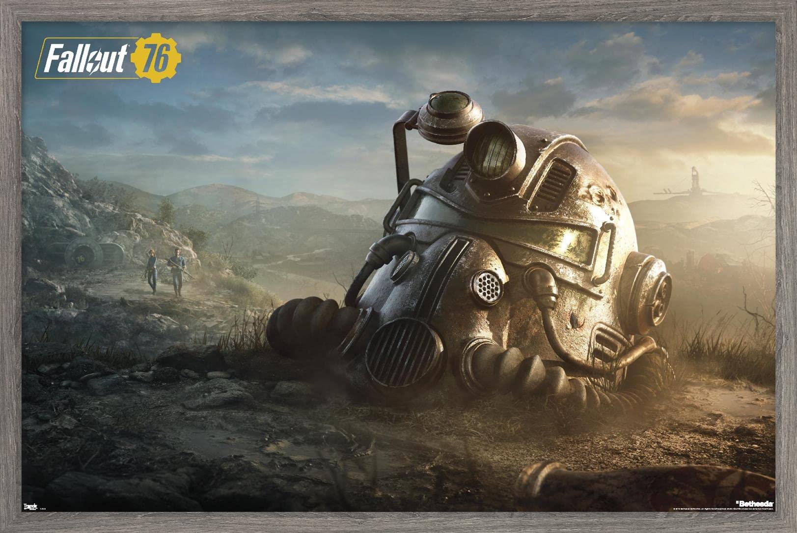 Amazon.com: Fallout: 76 - Helmet Key Art Wall Poster, 22.4L
