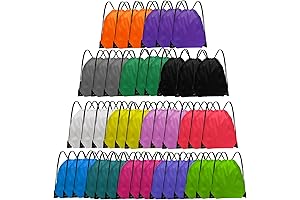 42 Pcs Drawstring Backpacks - Multi-colored and Versatile Backpacks for All Occasions