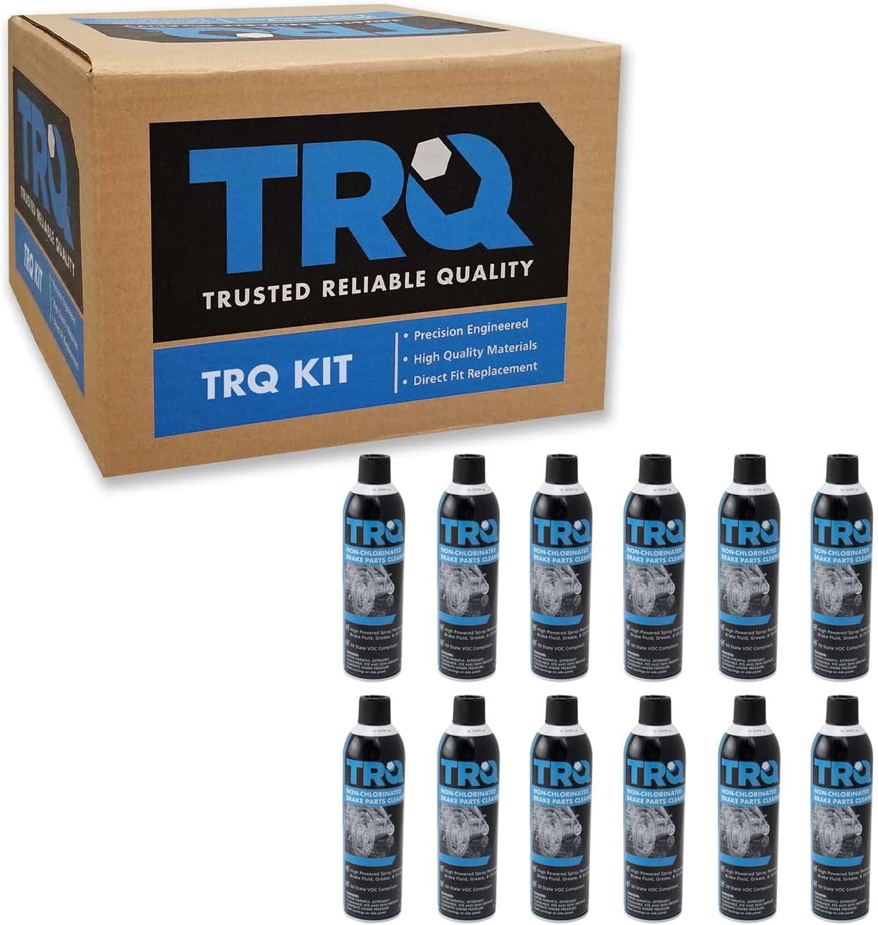 TRQ 50 State Non-Chlorinated Brake Parts Cleaner Set of 12