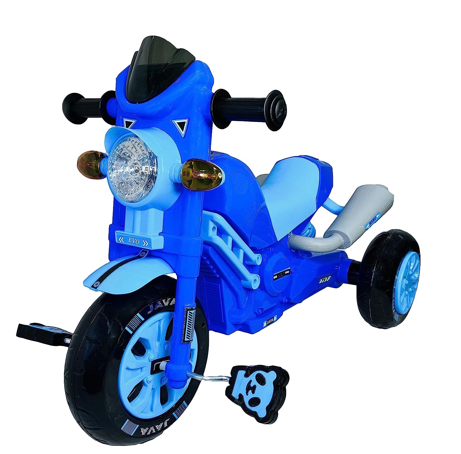 Java Kids Tricycle - Fun Ride-On Toy for 1-5 Year Olds | Sturdy Pedal Tricycle for Toddlers | Safe & Durable Trike for Outdoor Adventures (Blue)