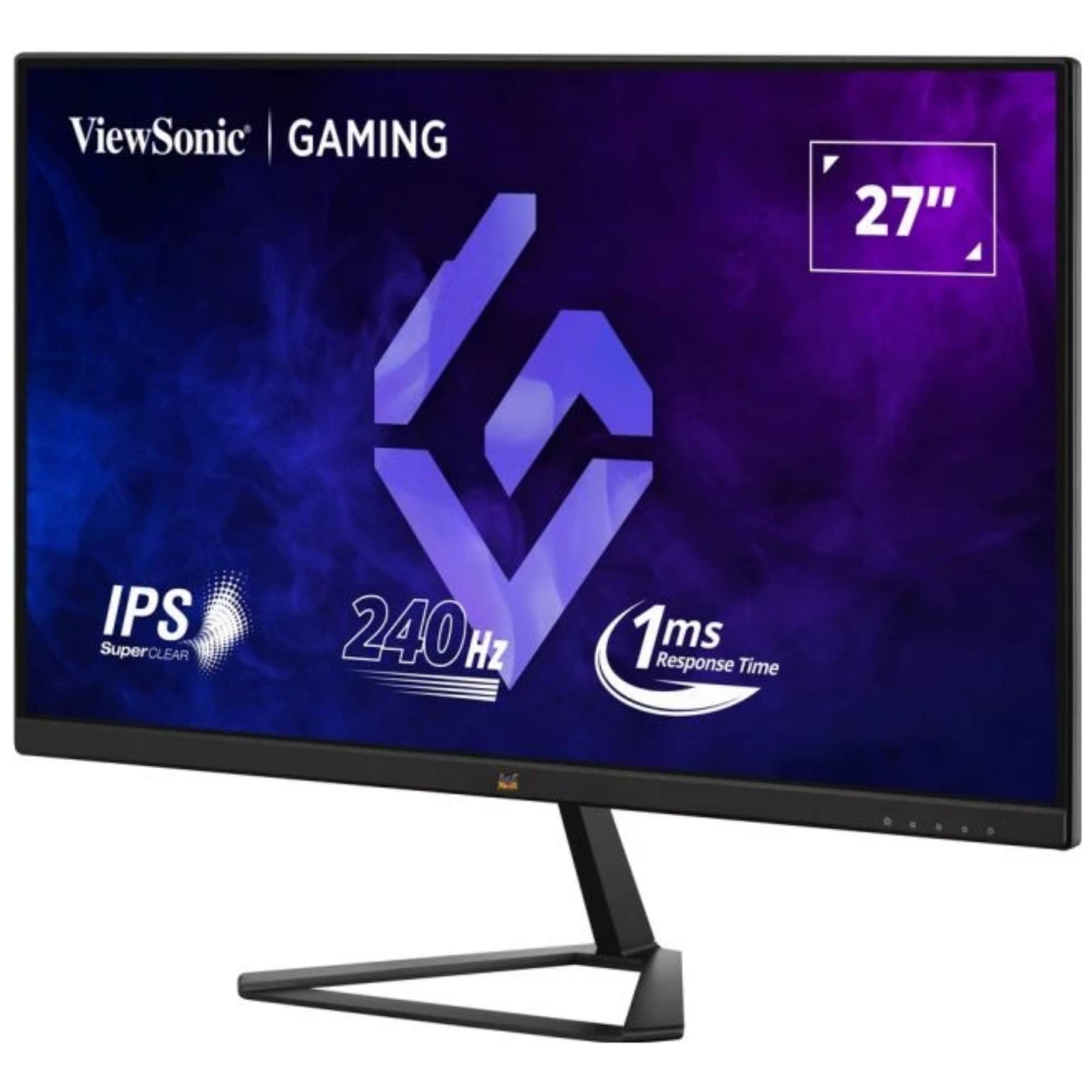 ViewSonic VX2779A-HD-PRO Écran Gaming 27 Pouces, FHD Moniteur de Jeu 1080p, 240 Hz, 1ms MPRT, AMD FreeSync, HDR10, HDMI, DP