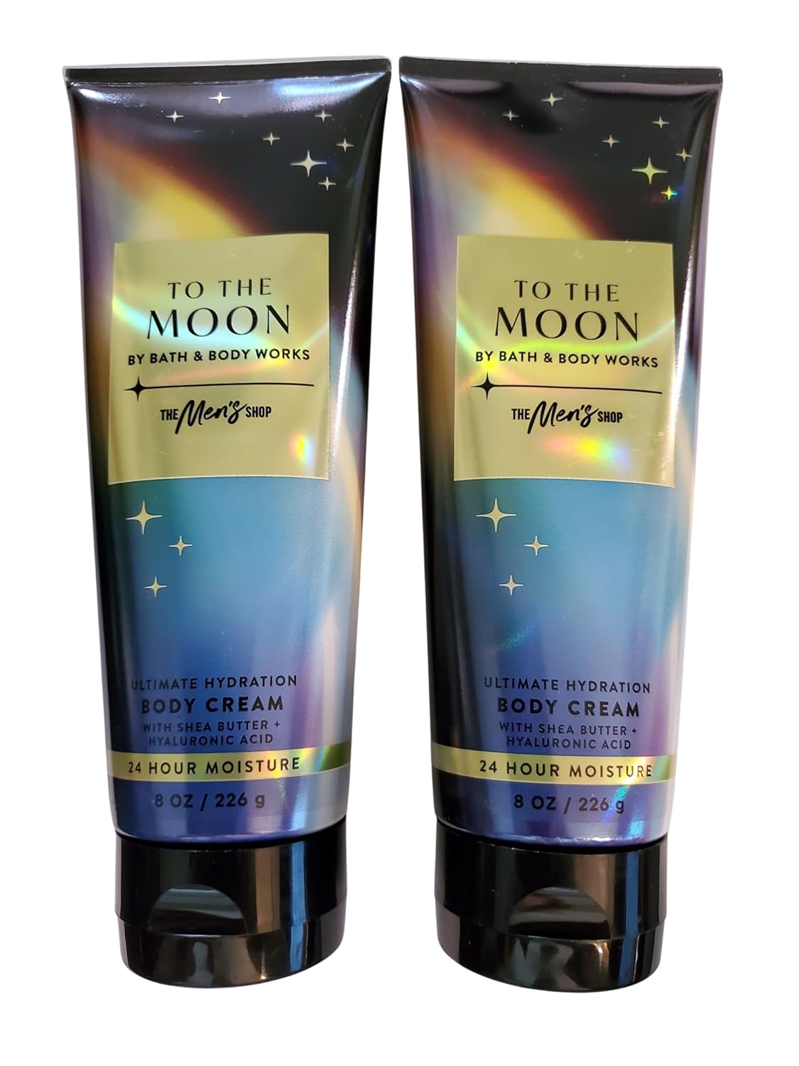 Bath & Body Works Men's To the Moon Ultimate Hydration Body Cream 8 Ounces Pack of 2
