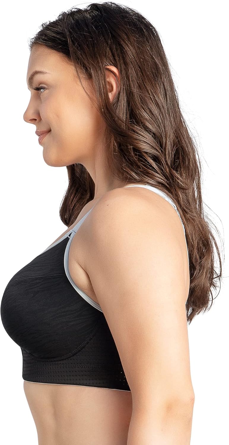 PARFAIT Wave P6052 Women's Wire-Free Front Closure Sports Bra