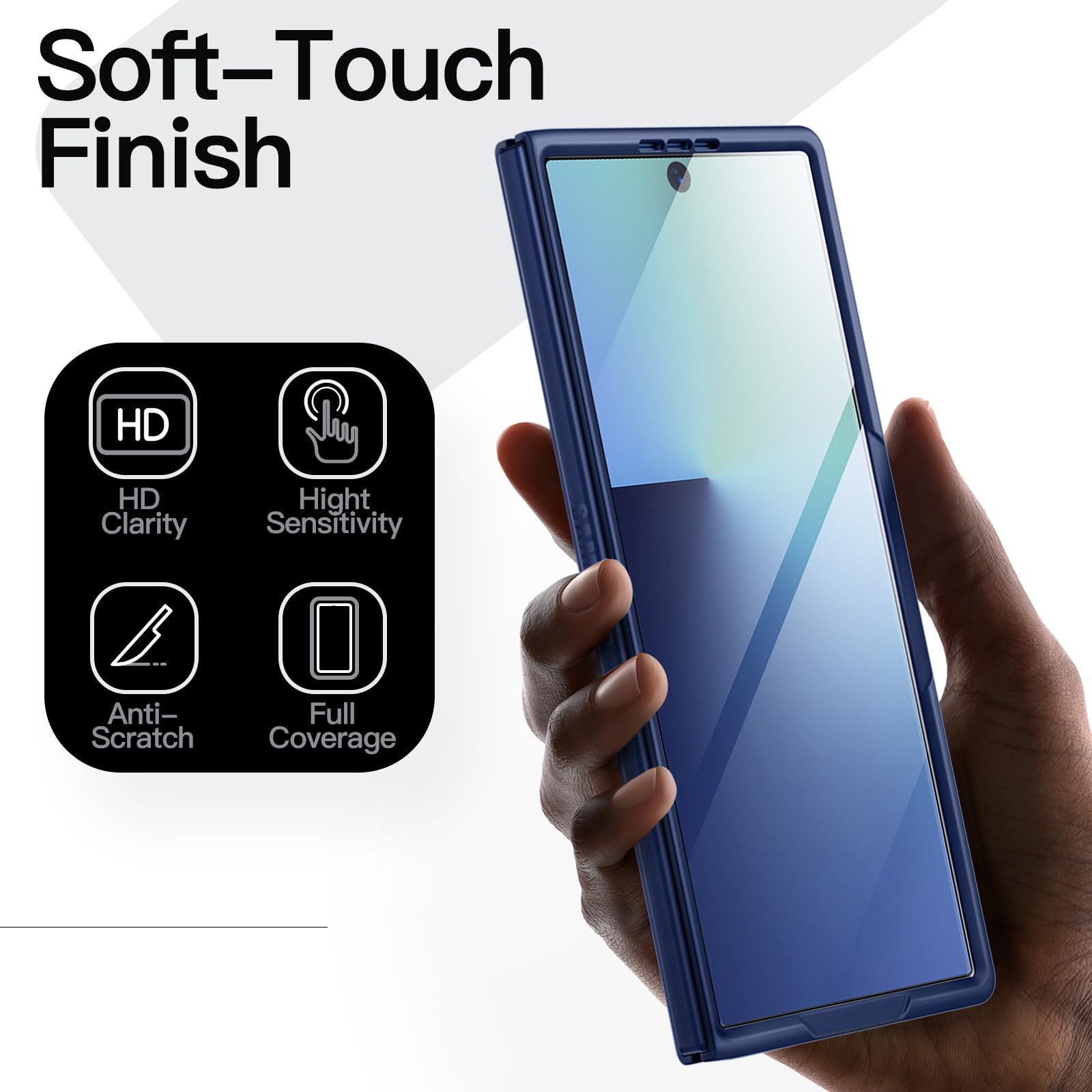 JETech Slim Case for Samsung Galaxy Z Fold 7, Blue — Amazon image 5