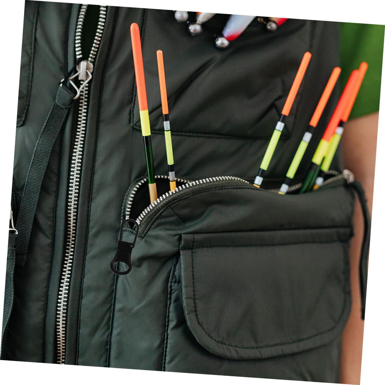 HAPINARY 8pcs Replacement Luggage Zier Pulls for Zipper Repair Detachable Zipper Pull Tab Zier Heads for DIY Coats Bags