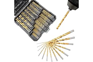 DEWALT 99PCS Titanium Nitride Coated Drill Bit Set