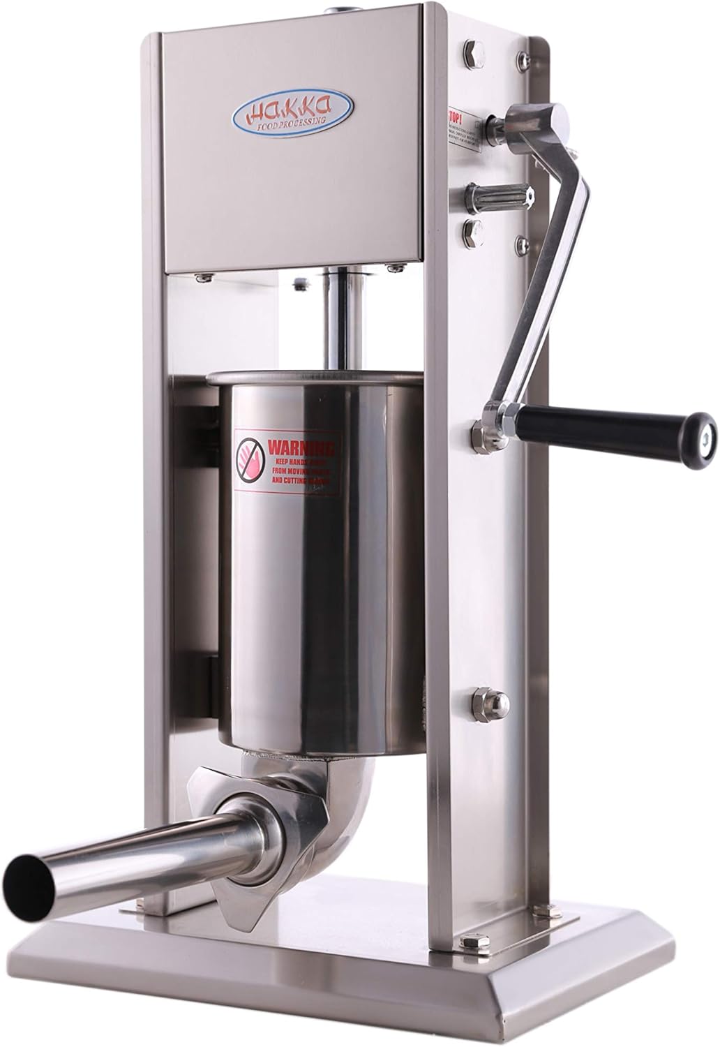 Hakka® 7 LB/3 L Sausage Filler Meat Stuffer 2 Speed Stainless Steel Vertical Sausage Machine