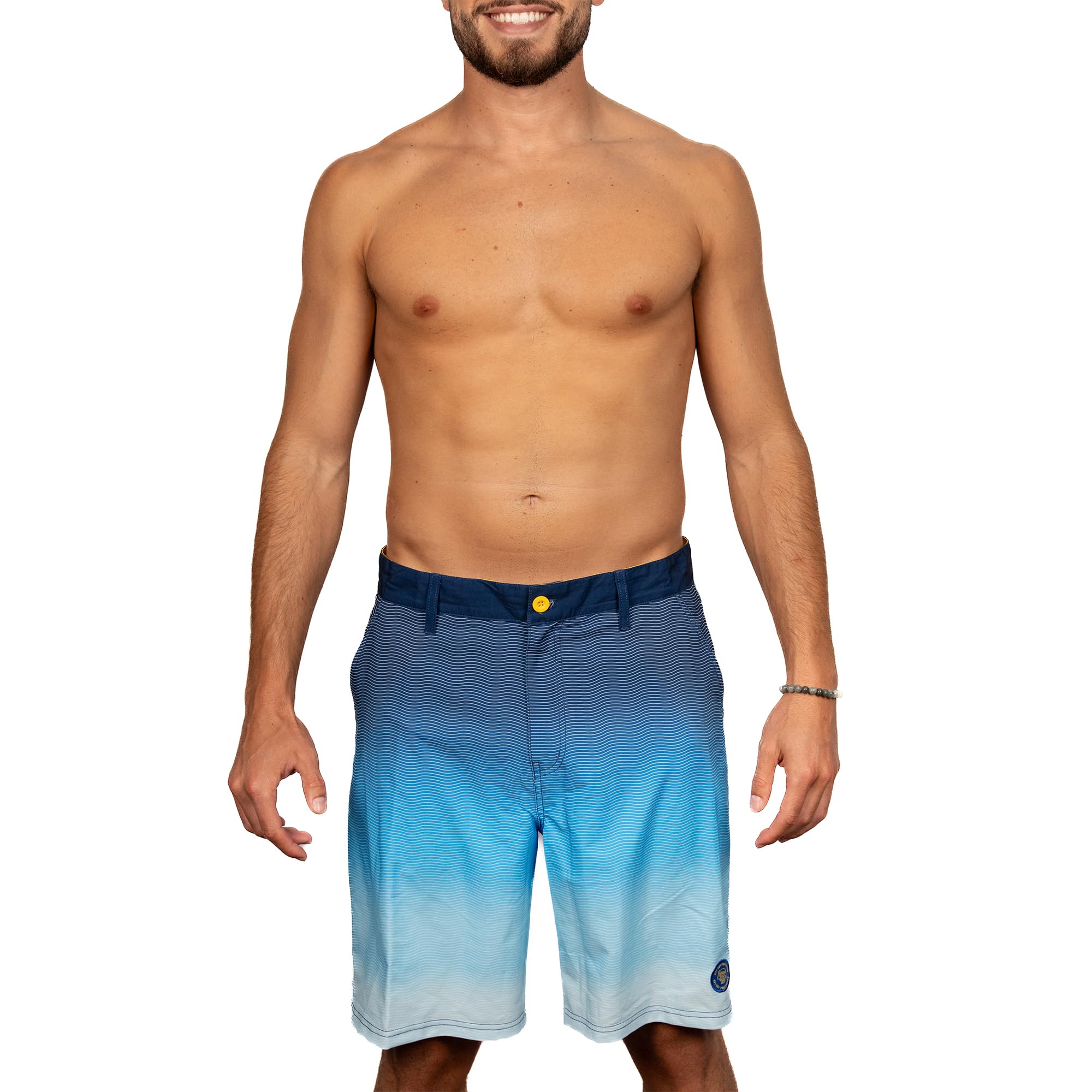 Banana Boat Mens UPF 50+ Four Way Stretch Performance Quick Dry Hybrid Trunks | uv Protection | Navy | Medium