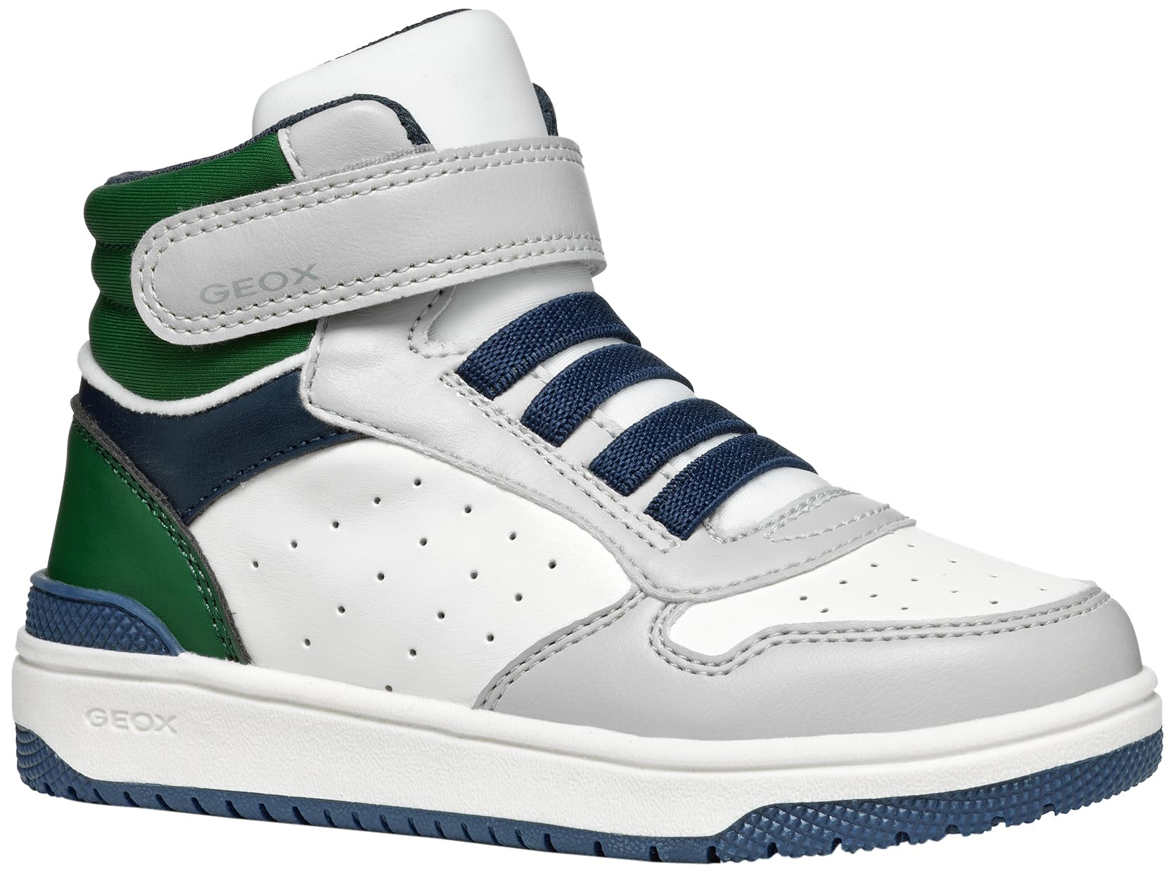 Geox J WASHIBA BOY B Sneaker, 5 UK Green
