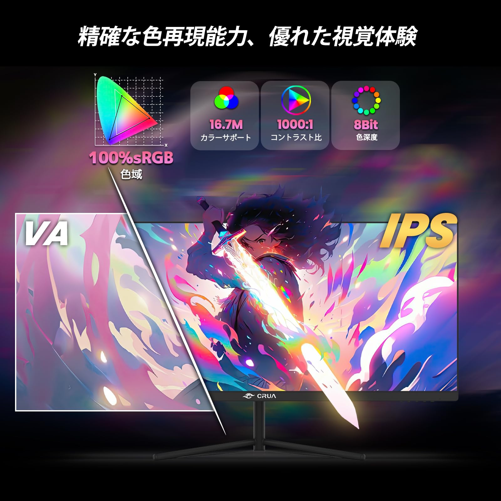 CRUA ウルトラワイドモニター　30インチ Amazon.co.jp: CRUA 30インチウルトラワイドカーブモニター、21:9 WFHD