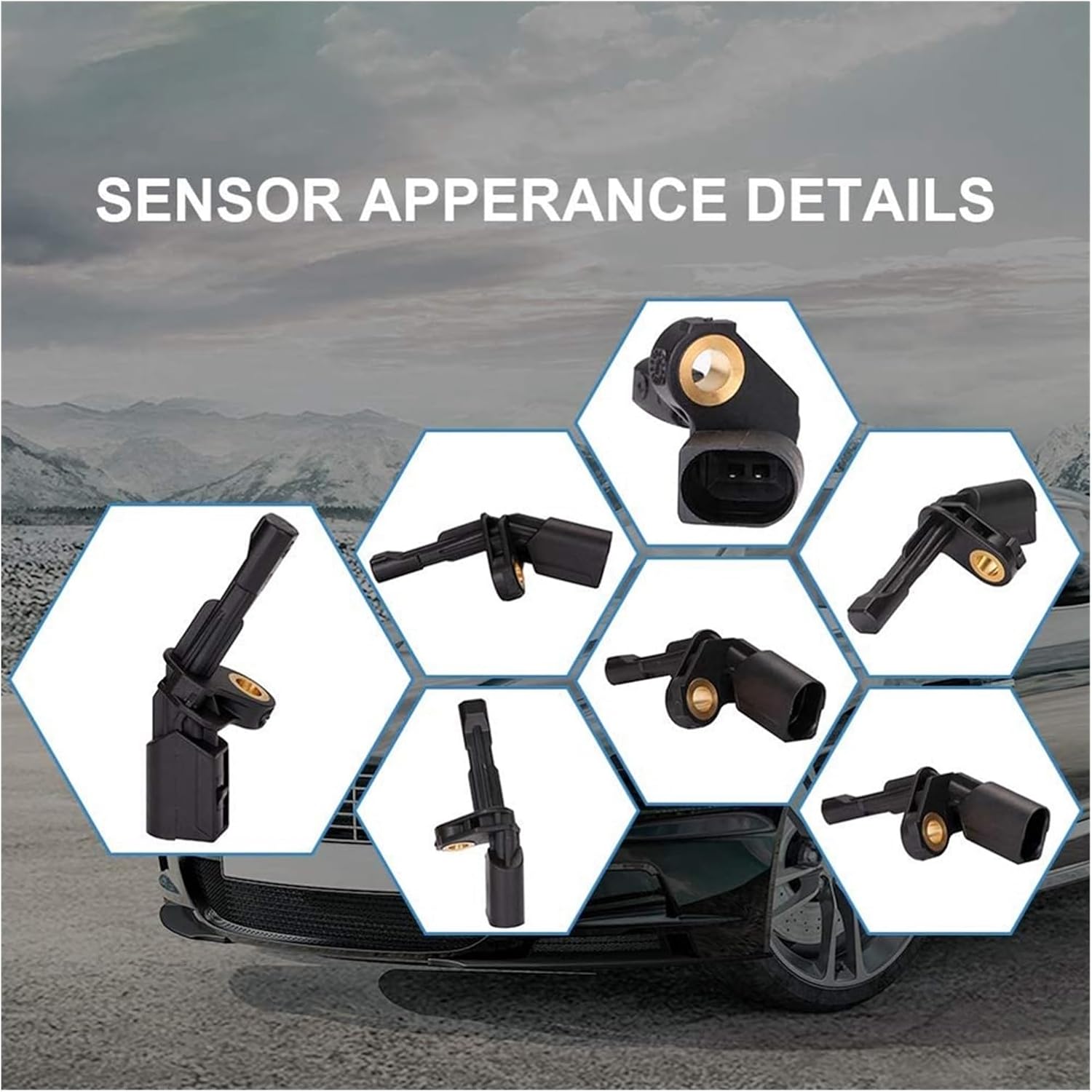 KANGYEBAIHUODIAN 2 個 ABS 車輪速度センサーリア左 &amp; 右 WHT003858 WHT003859 適