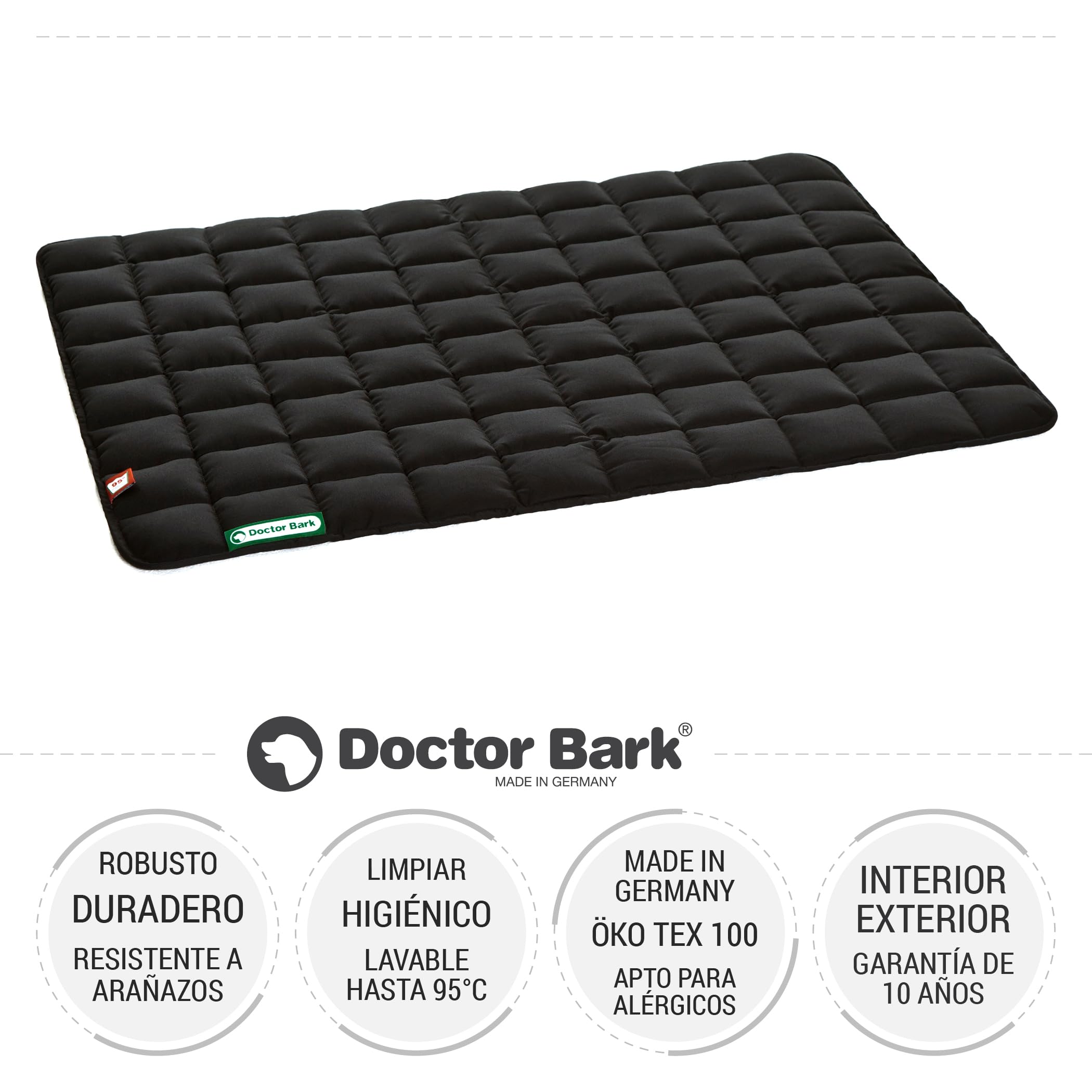 Doctor Bark Manta de Perros, Robusto, Lavable a 95 ° C - Disponible en Diferentes tamaños y Colores