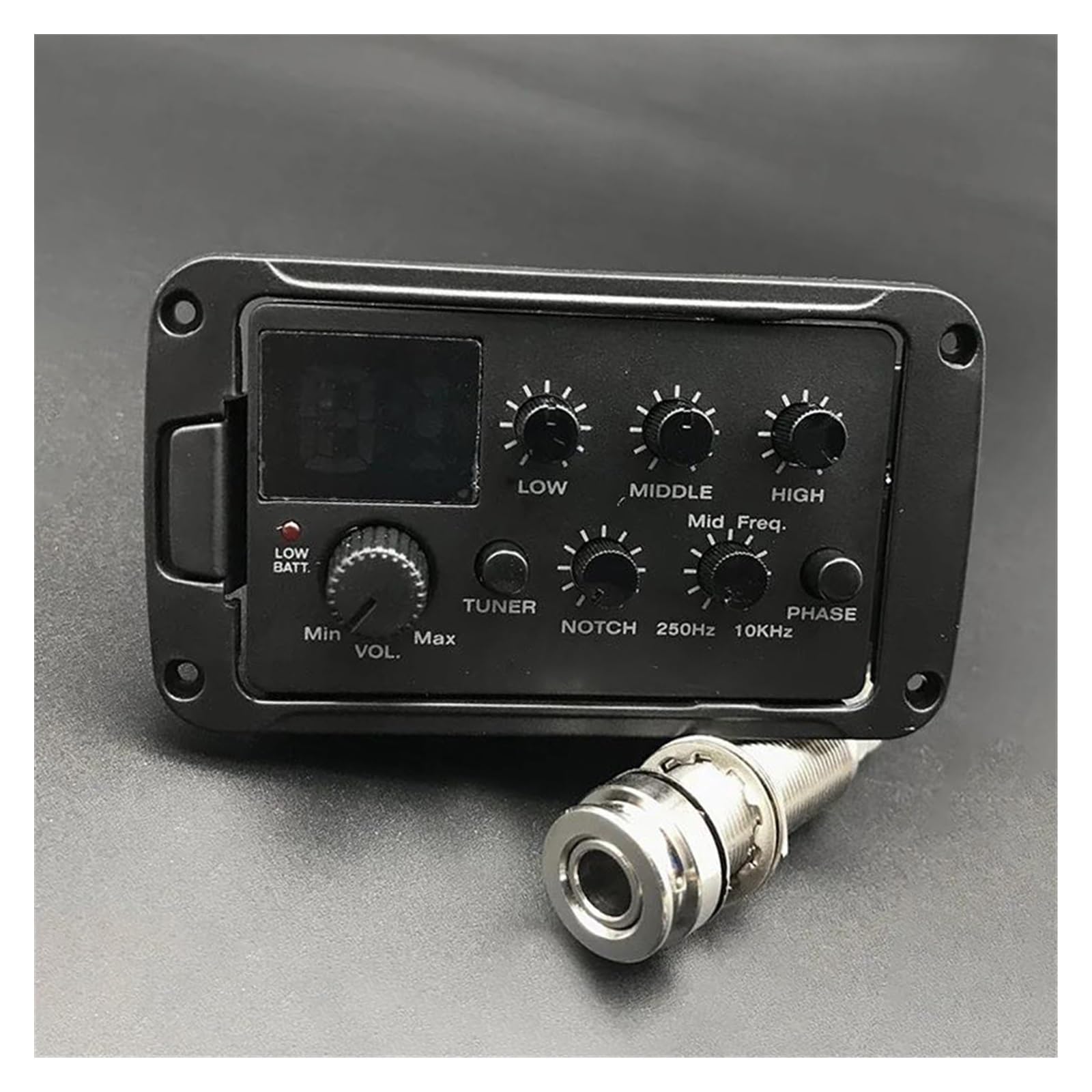 Equalizzatore Per Chitarra Acustica A 3 Bande E 4 Bande Con Accordatore, Preamplificatore, Pickup Piezoelettrico Per Ukulele Folk(3 Band 3)