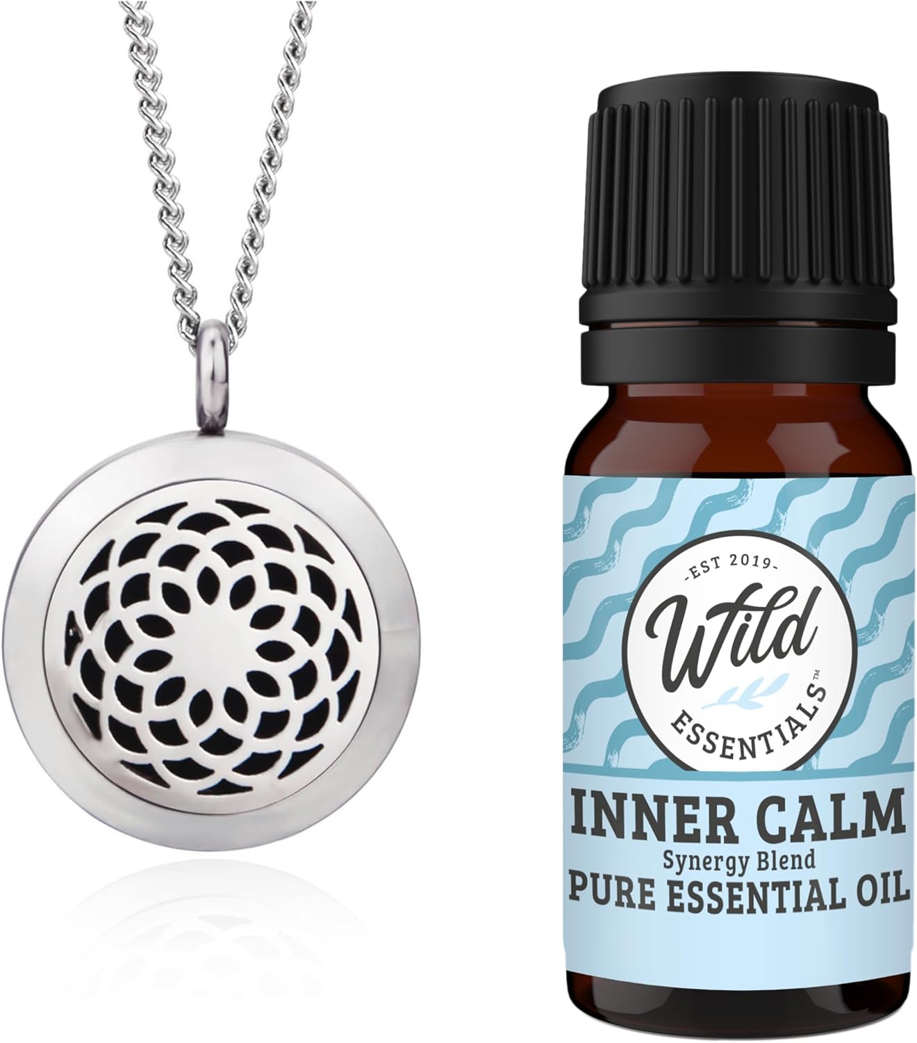 Difusor de Aromas Eléctrico Colgante Girasol con Cadena de Acero Inoxidable