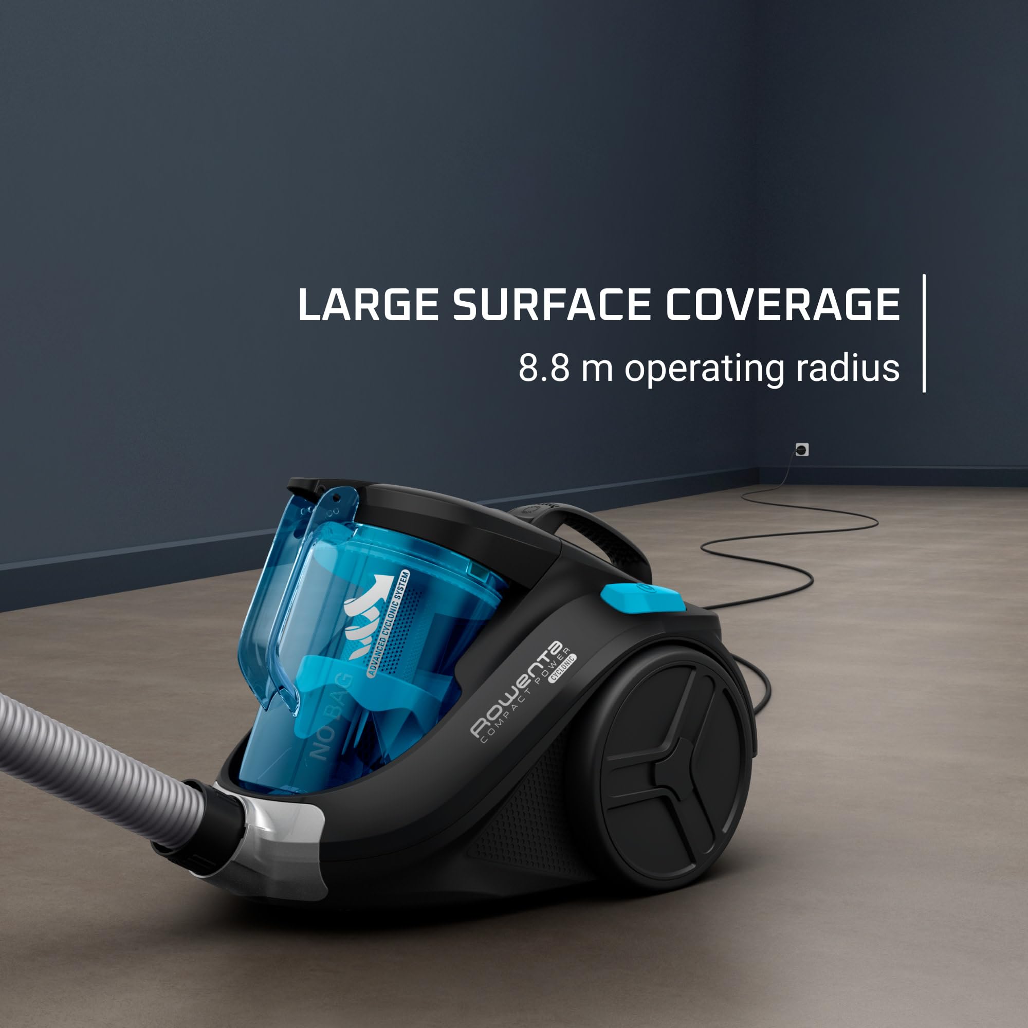 Rowentacompact Power Cyclonic Vacuum Cleaner Ro3731ea 750w Eek A