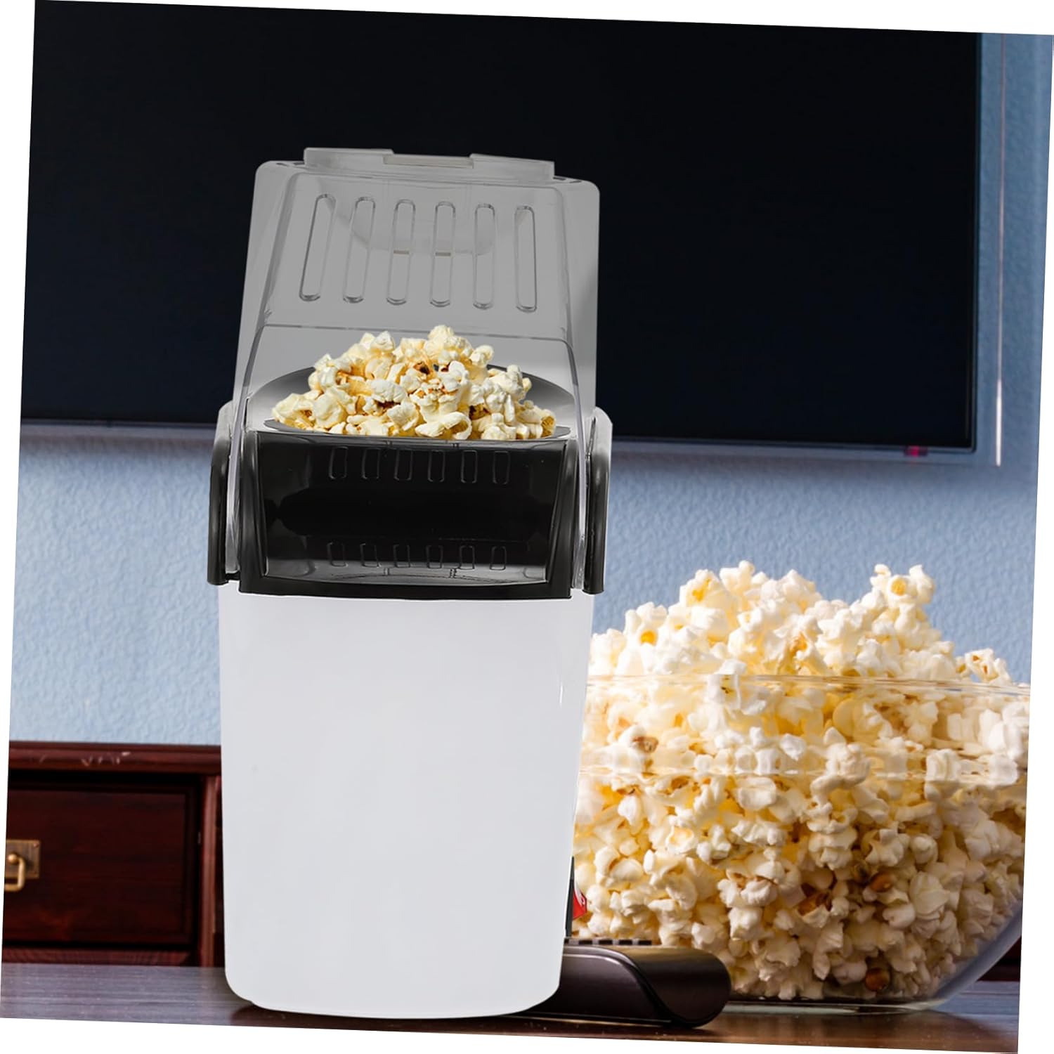 Cabilock 110v Home Popcorn Maker Popcorn Popper Machine Portable Non-stick Simple Operation Perfect for Home