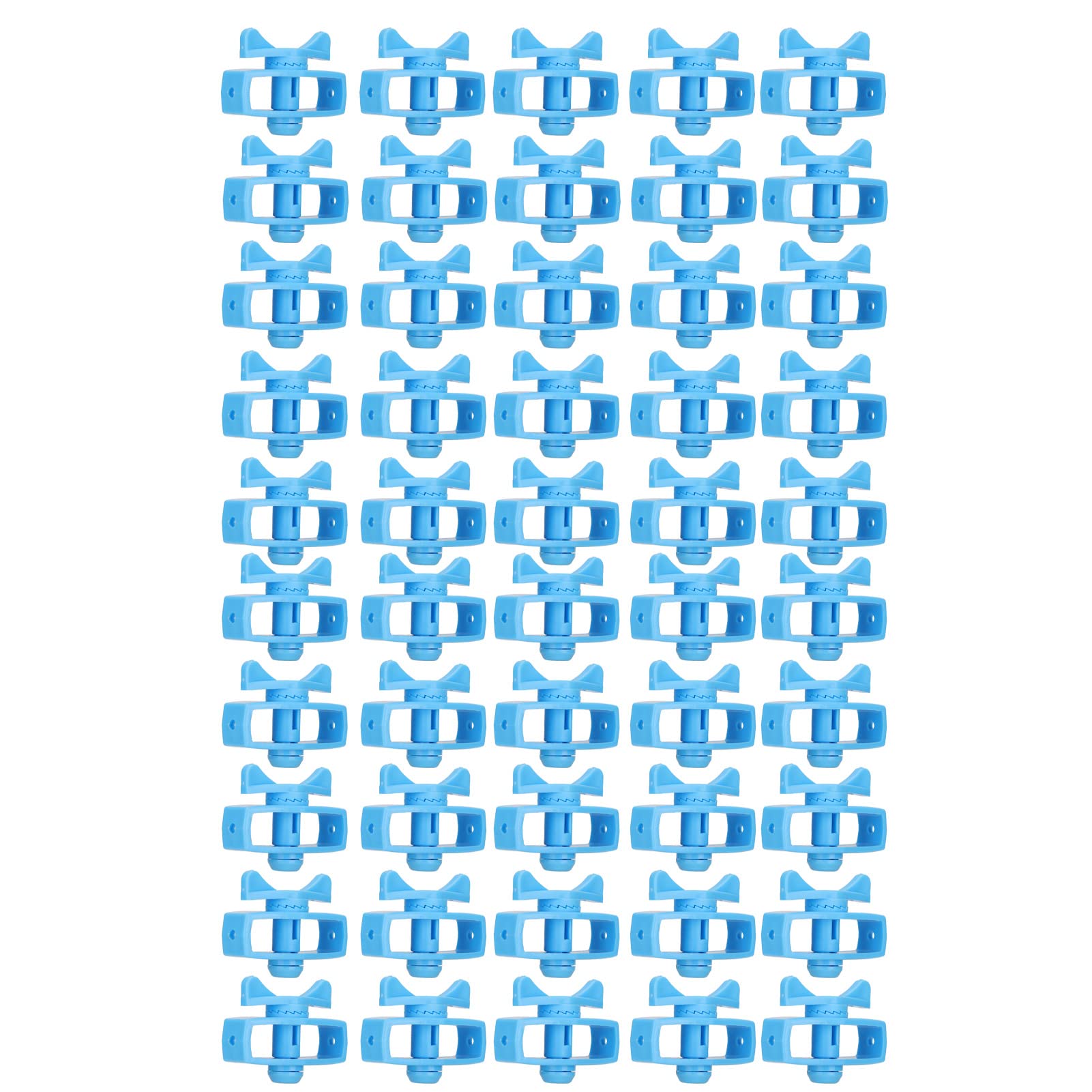 Tenditore per Recinto Elettrico da 50 Pezzi, Tenditore per Recinto Elettrico in ABS, Alta Resistenza e Resistenza All'Usura, Resistente Alle Intemperie e Durevole per Fattoria, Sicurezza (7X5x3cm)