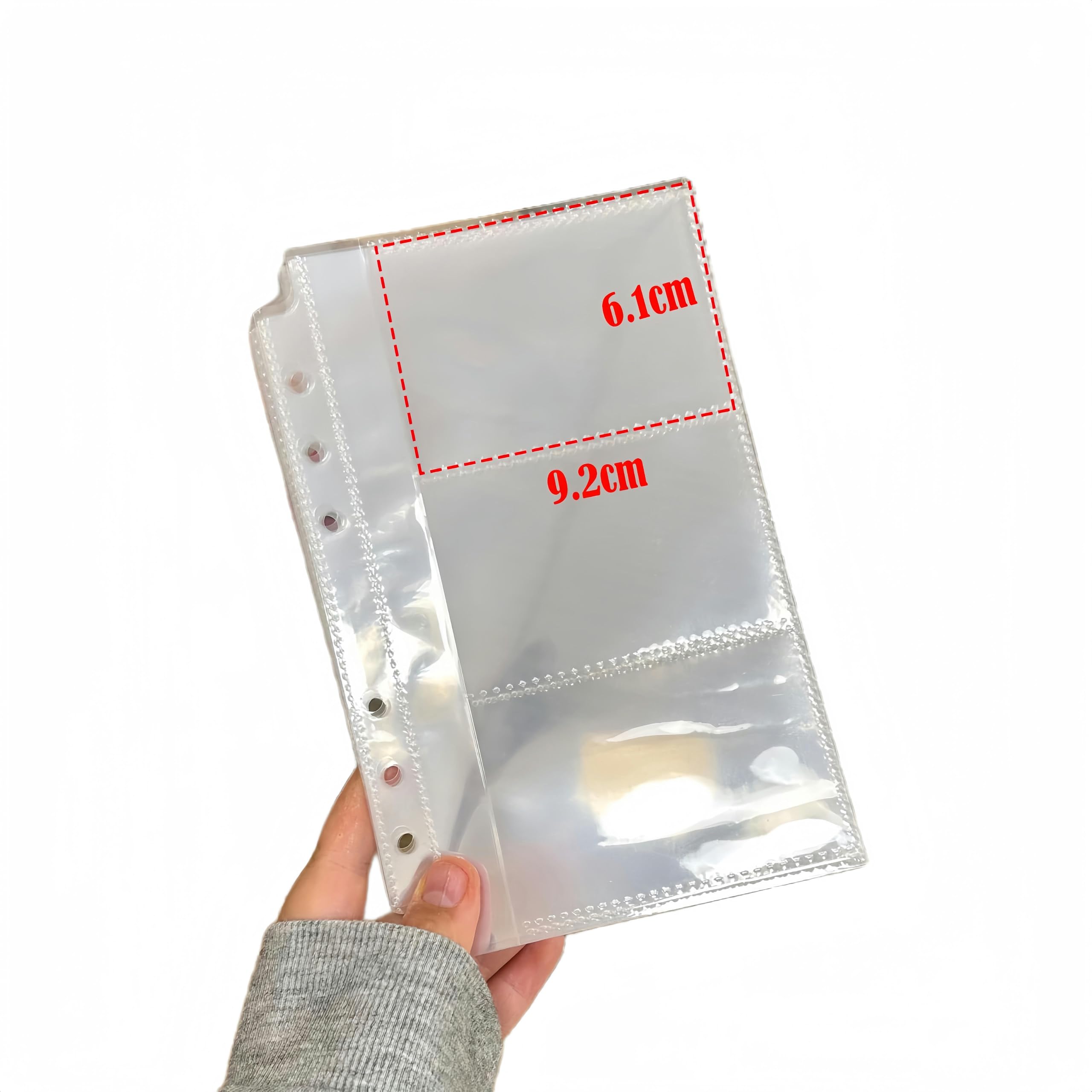 Albumy fotograficzne A6, etui na fotokartki, album fotograficzny, fotokarty, kolekcjonerski, segregatory na karty, 3 siatki, 30 kart