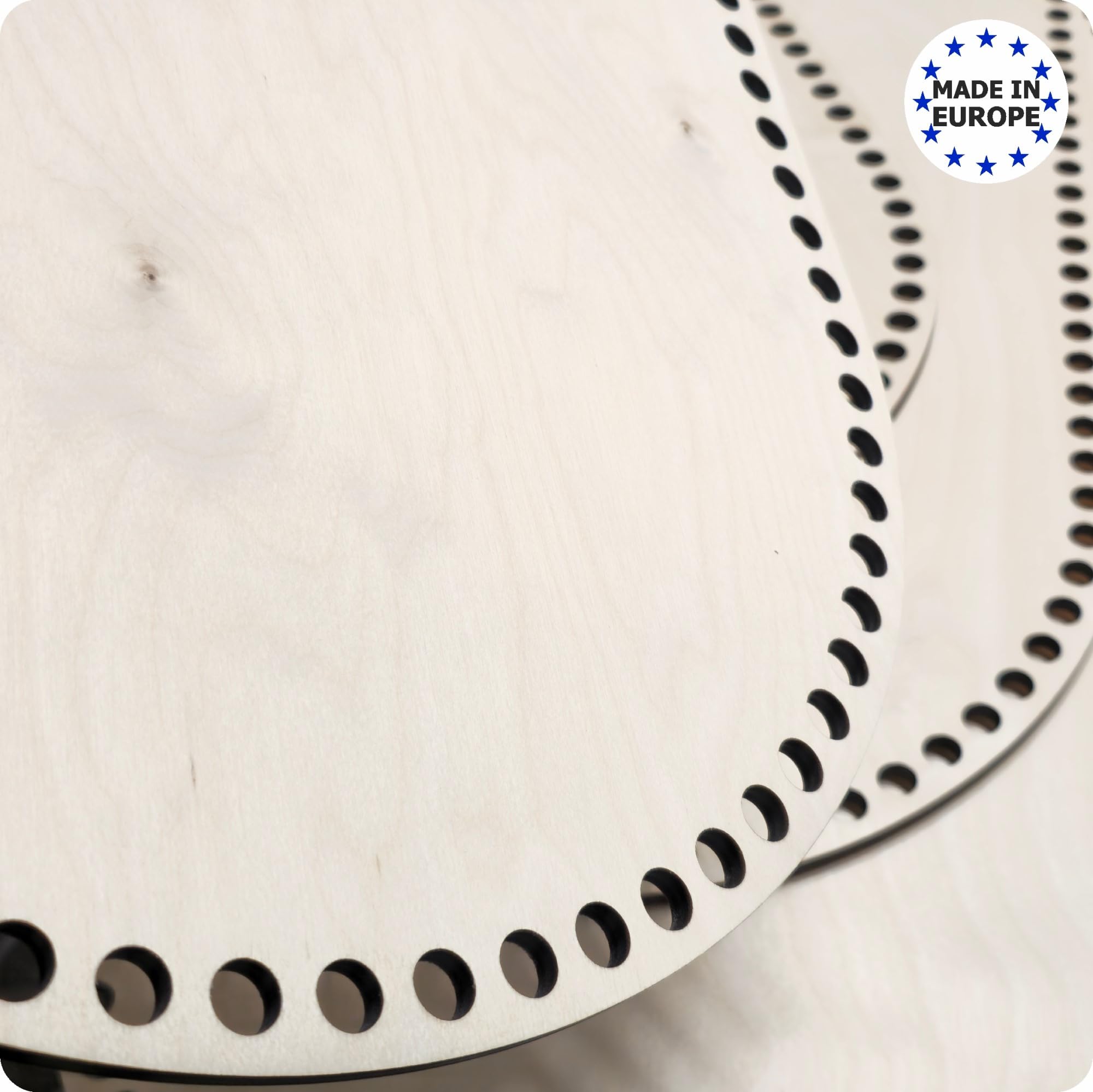 YourHobbyTools Base de madera con agujeros de 11 mm, para ganchillo, cesta de moisés, placa de suelo de madera para cestas de bricolaje, base de ganchillo, diferentes tamaños (70 x 37 cm)