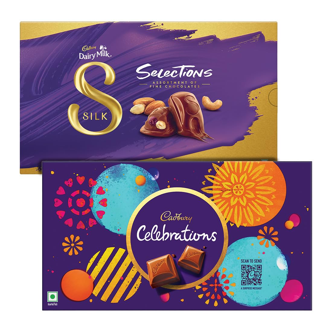 Cadbury Celebrations Combo (Cadbury Dairy Milk Silk Selections Gift Pack, 233 g + Cadbury Celebrations Chocolate Diwali Gift Pack, 144.1 g) (B097PY7PHW) Amazon Price History, Amazon Price Tracker