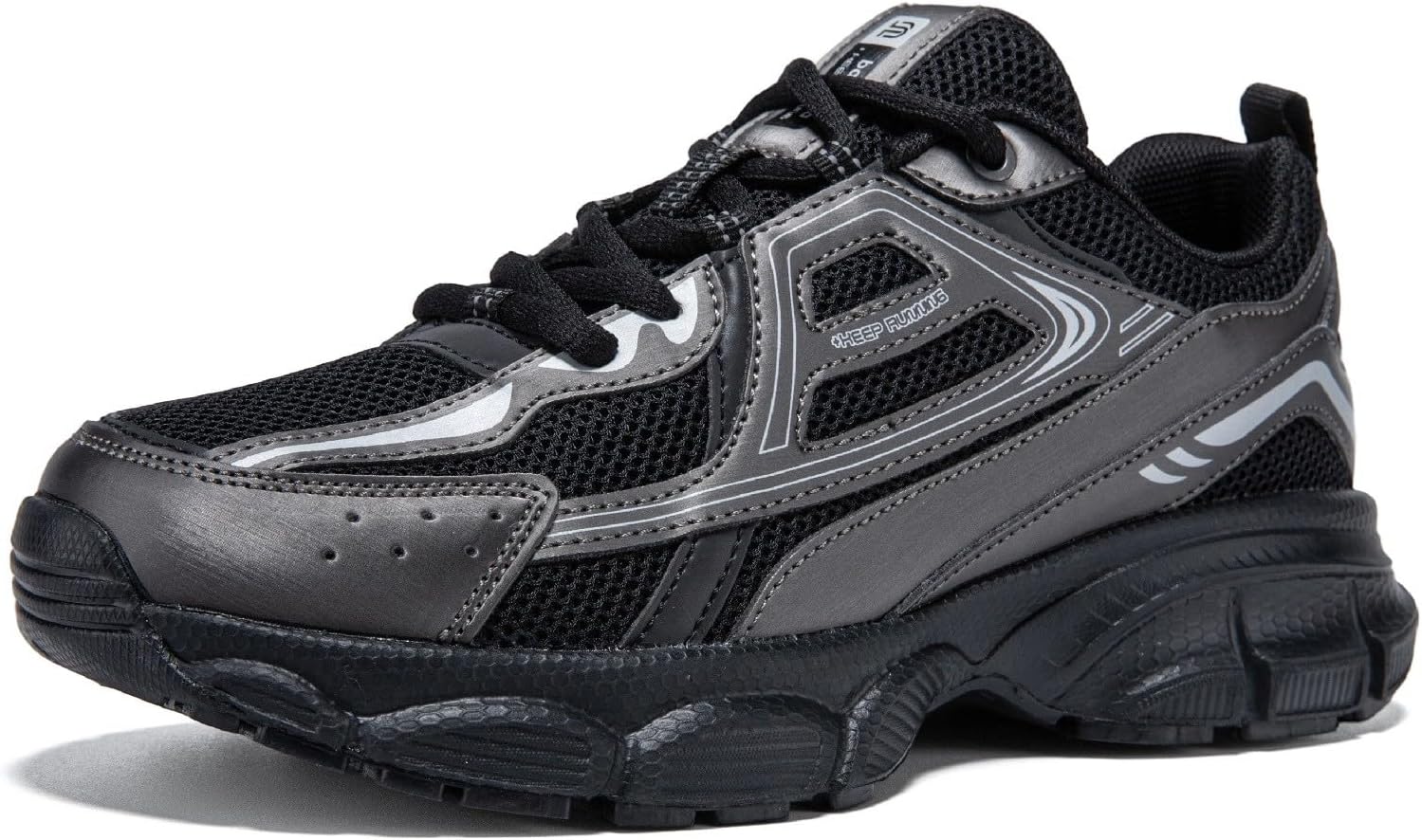 BAASPLOA Women's Chunky Fashion Sneakers Casual Sports Shoes Mesh Breathable Athletic Gym Workout Tennis Shoe Platform Thick Walking Shoes