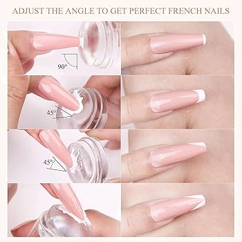 Amazon.co.jp: ネイルスタンパー フレンチチップ - 4 in 1 ネイル