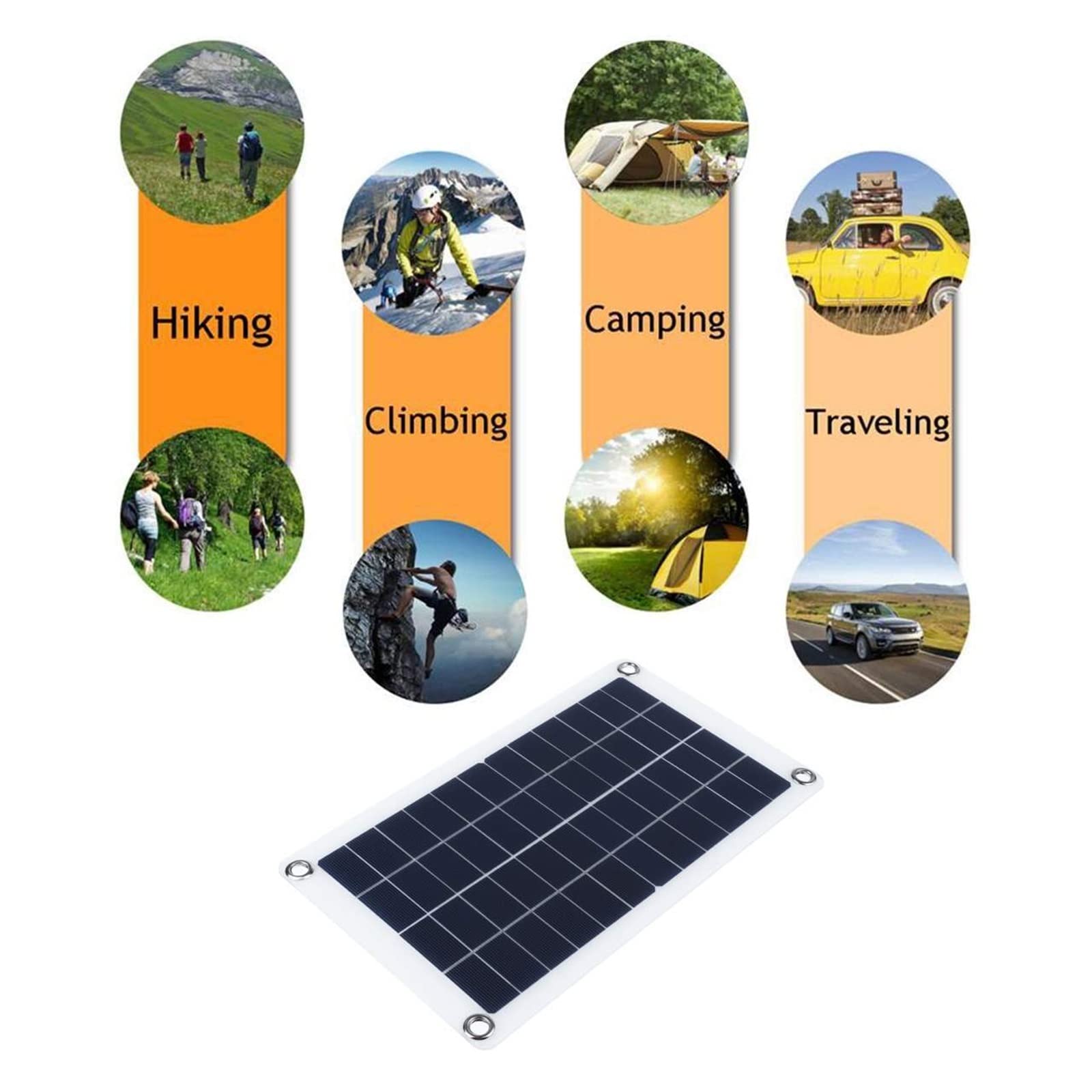 Amazon.co.jp: ソーラーパネル 300Wソーラーパネルキット12V USB電話用