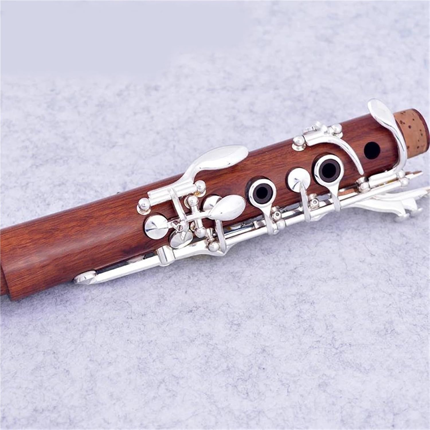 Professional Clarinet 18 Key Bb Rosewood Silver Plated Keys Clarinet