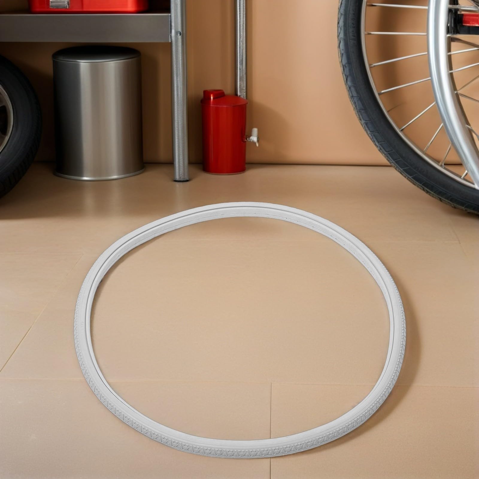 Kichvoe Ruedas de Repuesto para Silla de Ruedas Manual, 2 Piezas de Neumáticos Sólidos de PU, Compatibles con Ruedas Delanteras y Uso en Ambientes Tranquilos