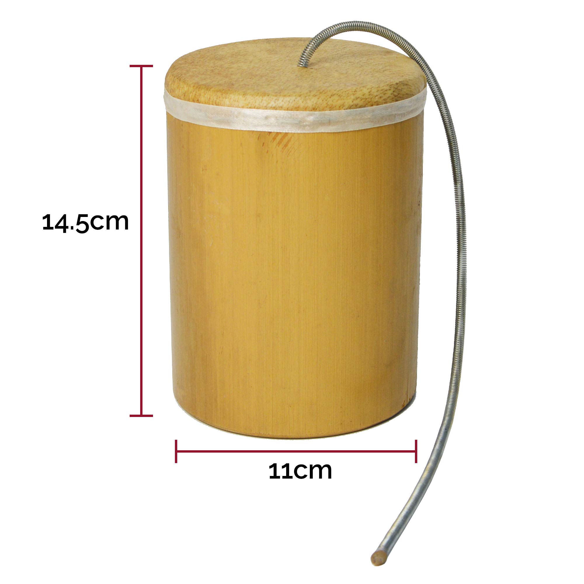 Image secondaire de Tambour de Tonnerre A-Star en Bois Massif - Effet Sonore Profond de 14,5 cm