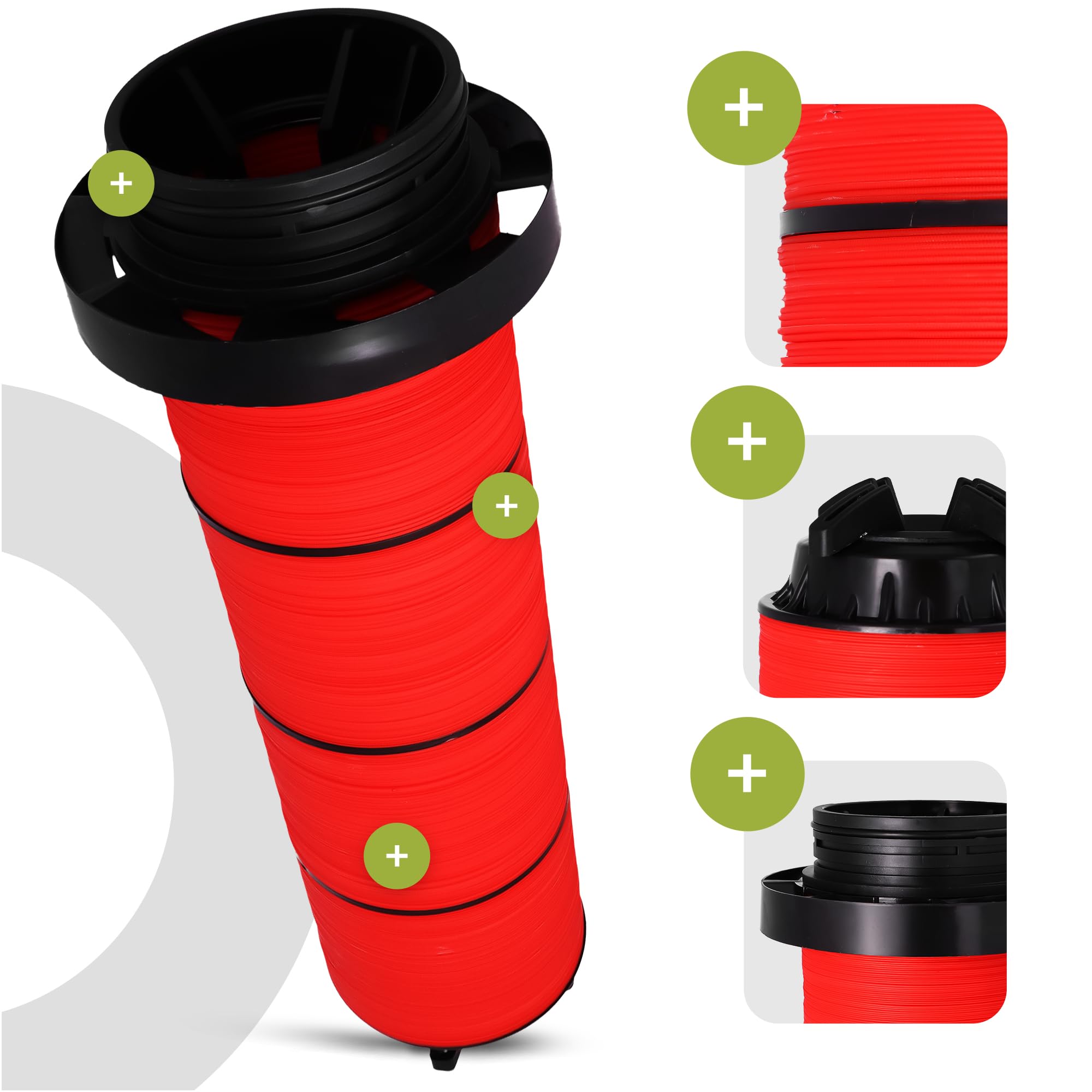 Instalguru Cartucho Filtro Discos 3'' MESH 120 Prefiltro Agua Riego Bomba Jardín Irrigación Goteo Repuesto Lavable Filtración Sedimentos Pozos Depósitos Huerto