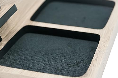 Miniatura 8 de Gift for men, Wooden Desk and Nightstand Organizer, Phone Docking Station, Key, Wallet Stand, Watch Organizer, Men Gift, Husband Wife Anniversary